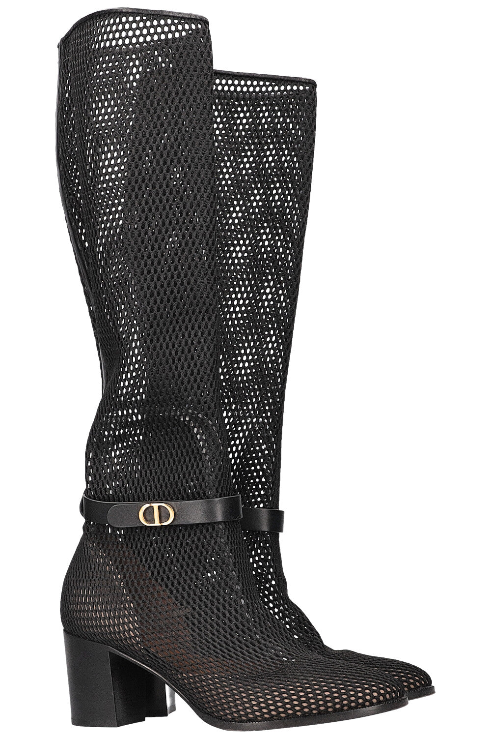 Dior Mesh Boots Black Shoes