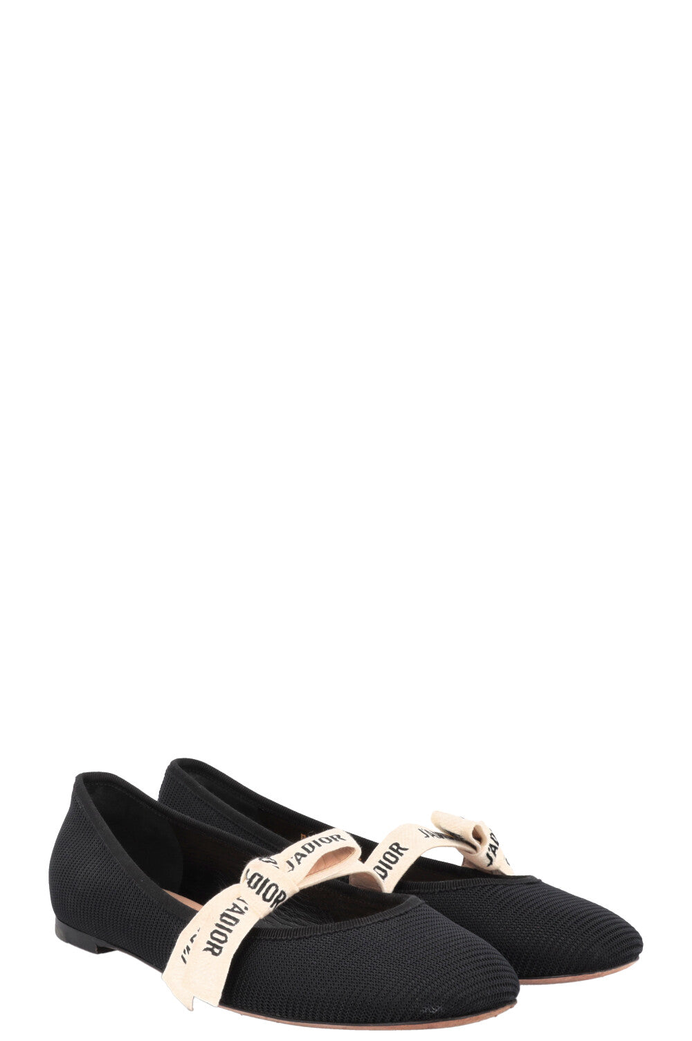Dior Handbag J'A Ballet Flats Black Shoes