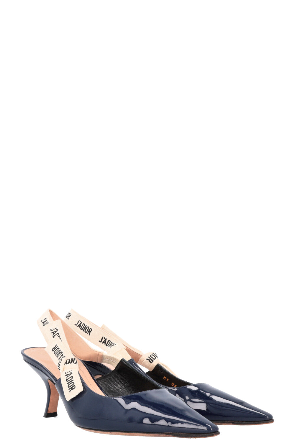 Dior Handbag J'A Kittenheels Patent Blue Shoes