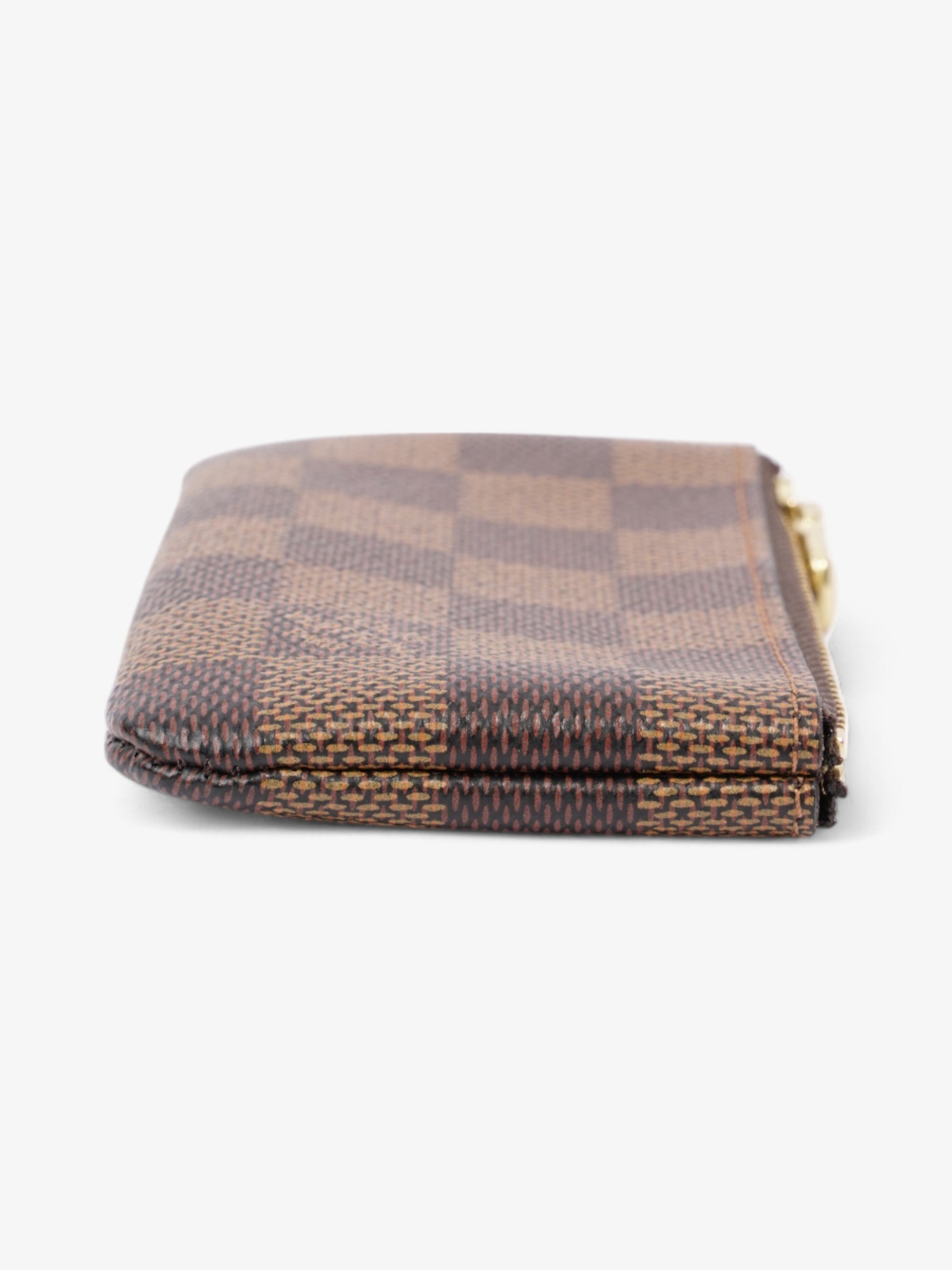 Louis Vuitton Ebene Coated Damier Canvas Coated Canvas Gold Wallet Case