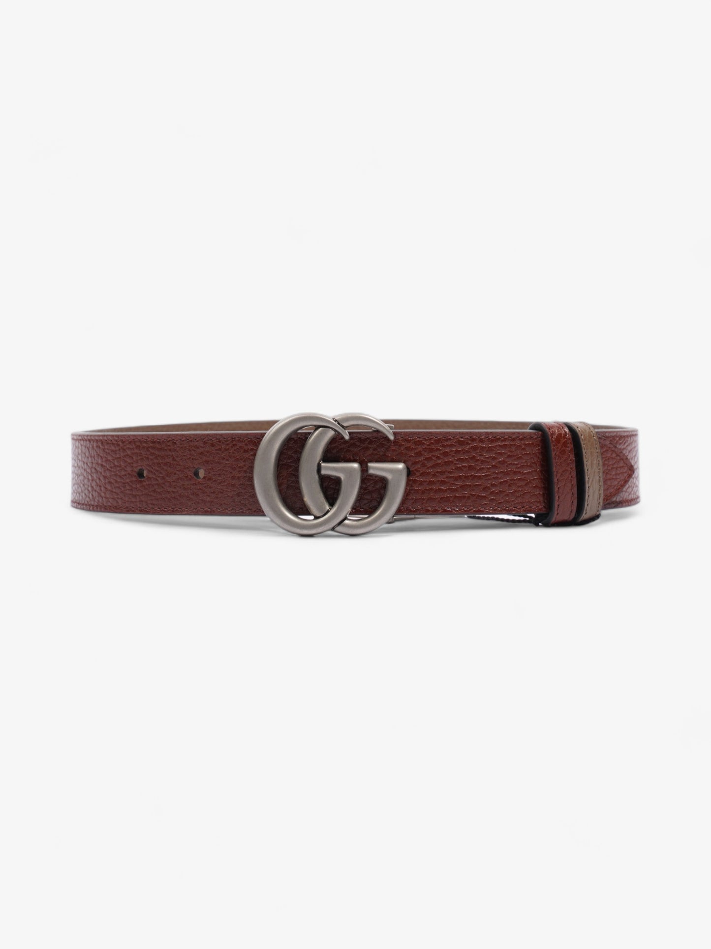 Gucci Marmont Reversible Belt Dark Greyish Handbag Leather Brown Accessory