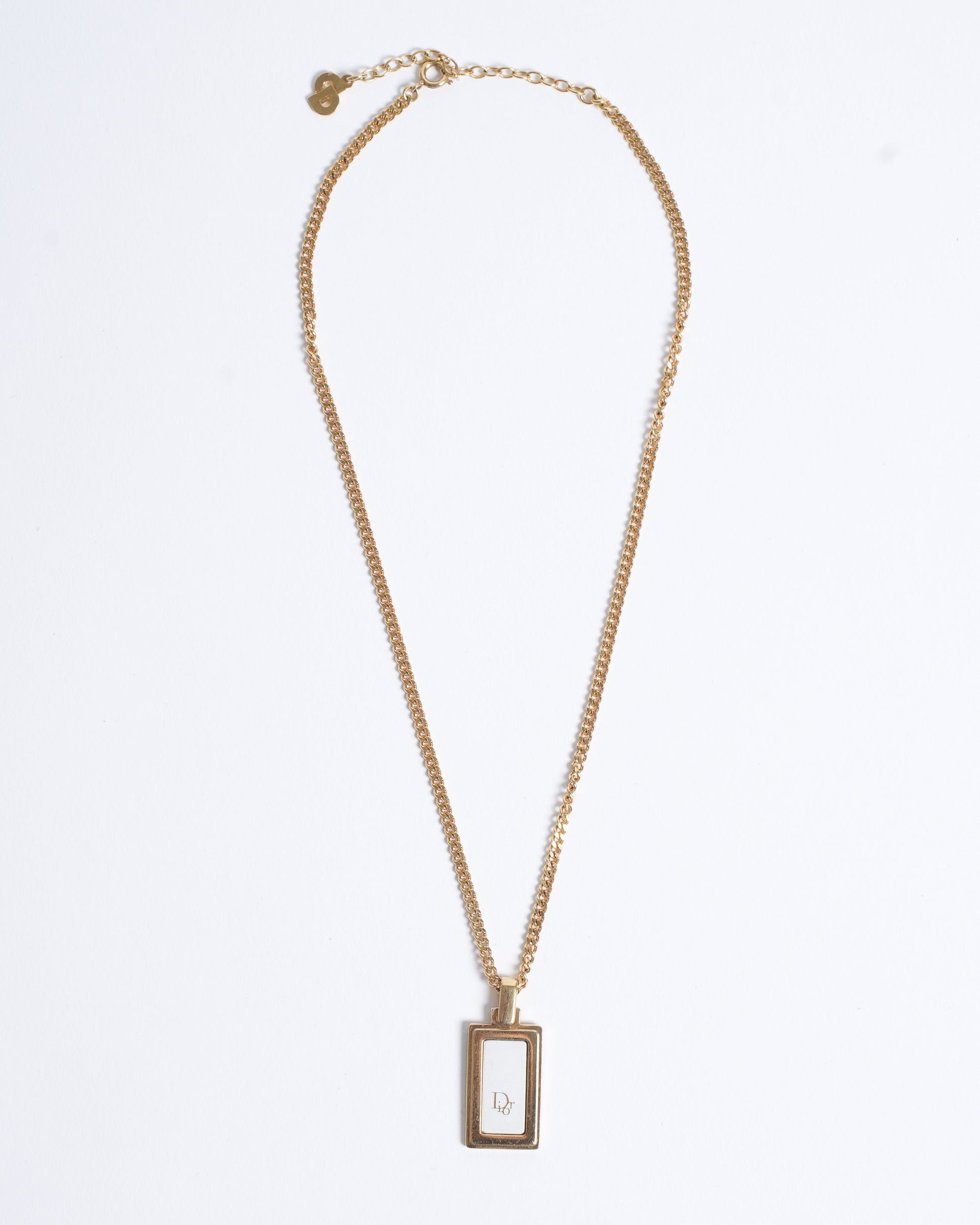 Dior Handbag Christian Plated Necklace Gold Jewelry