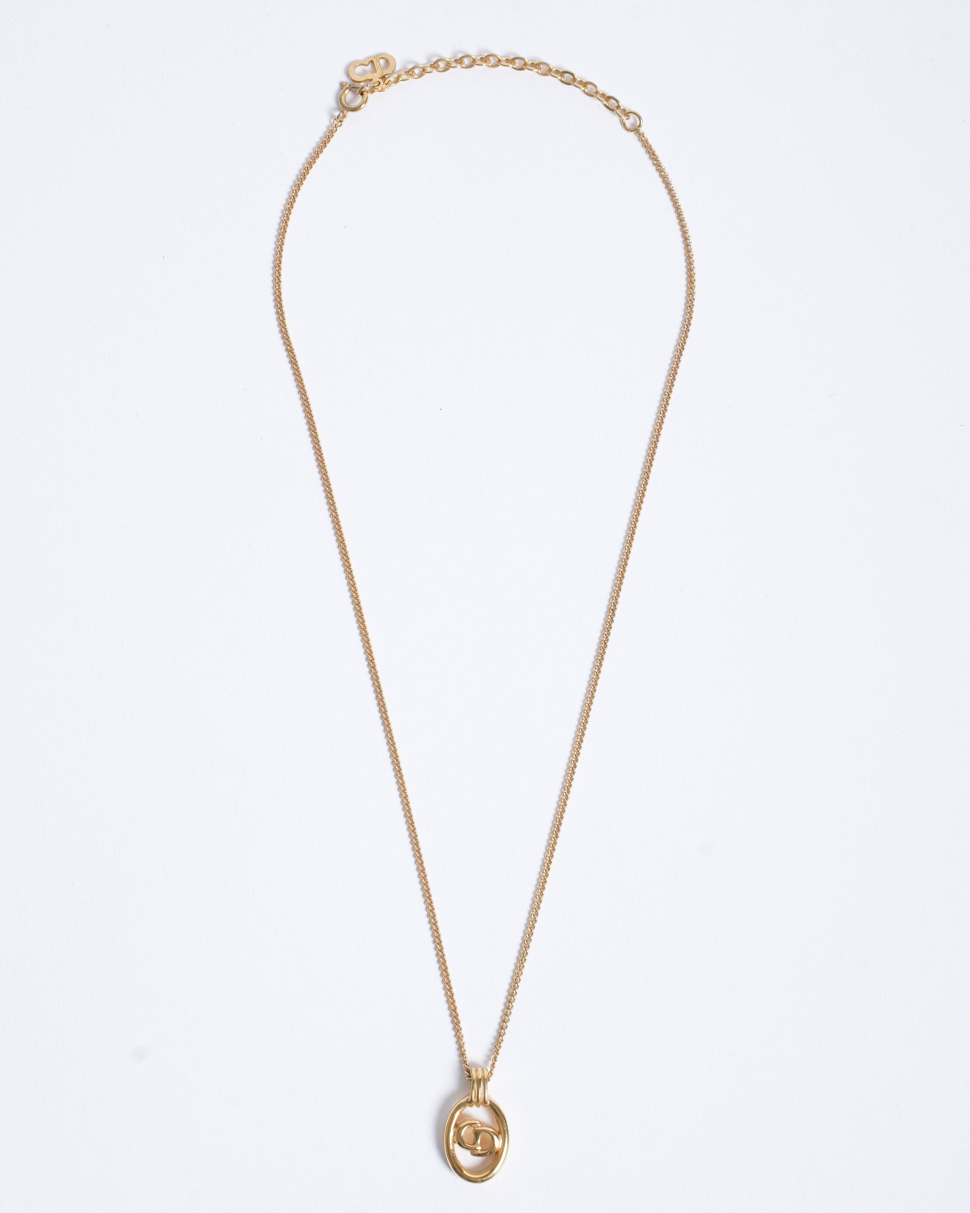 Dior Handbag Christian Plated Pendant Made In Germany Gold Jewelry