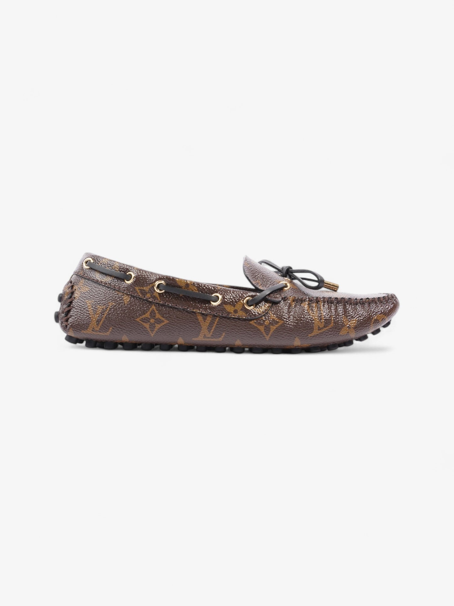 Louis Vuitton Gloria Flat Loafer Coated EU Monogram Canvas Coated Canvas Apparel