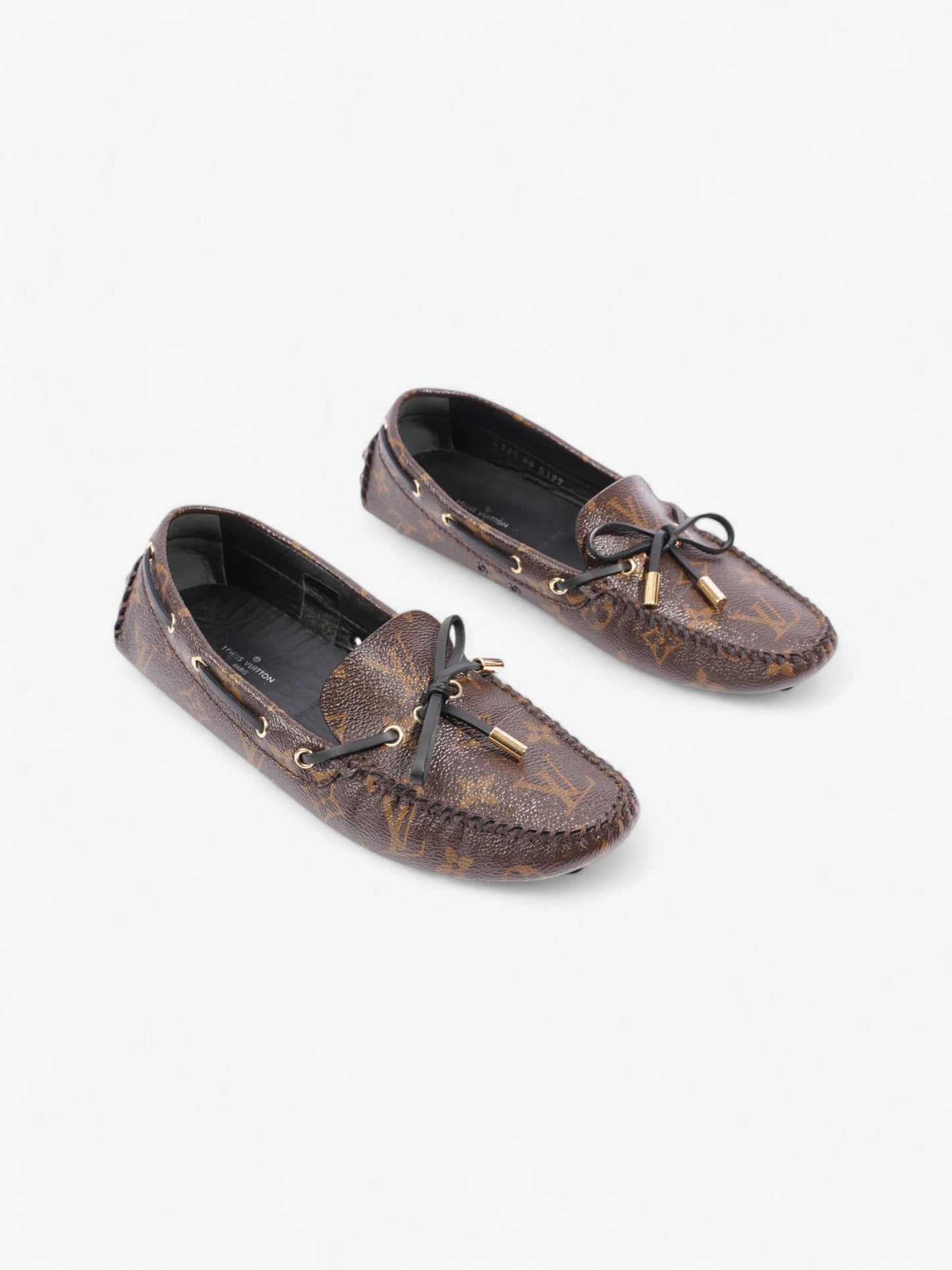 Louis Vuitton Gloria Flat Loafer Coated EU Monogram Canvas Coated Canvas Apparel