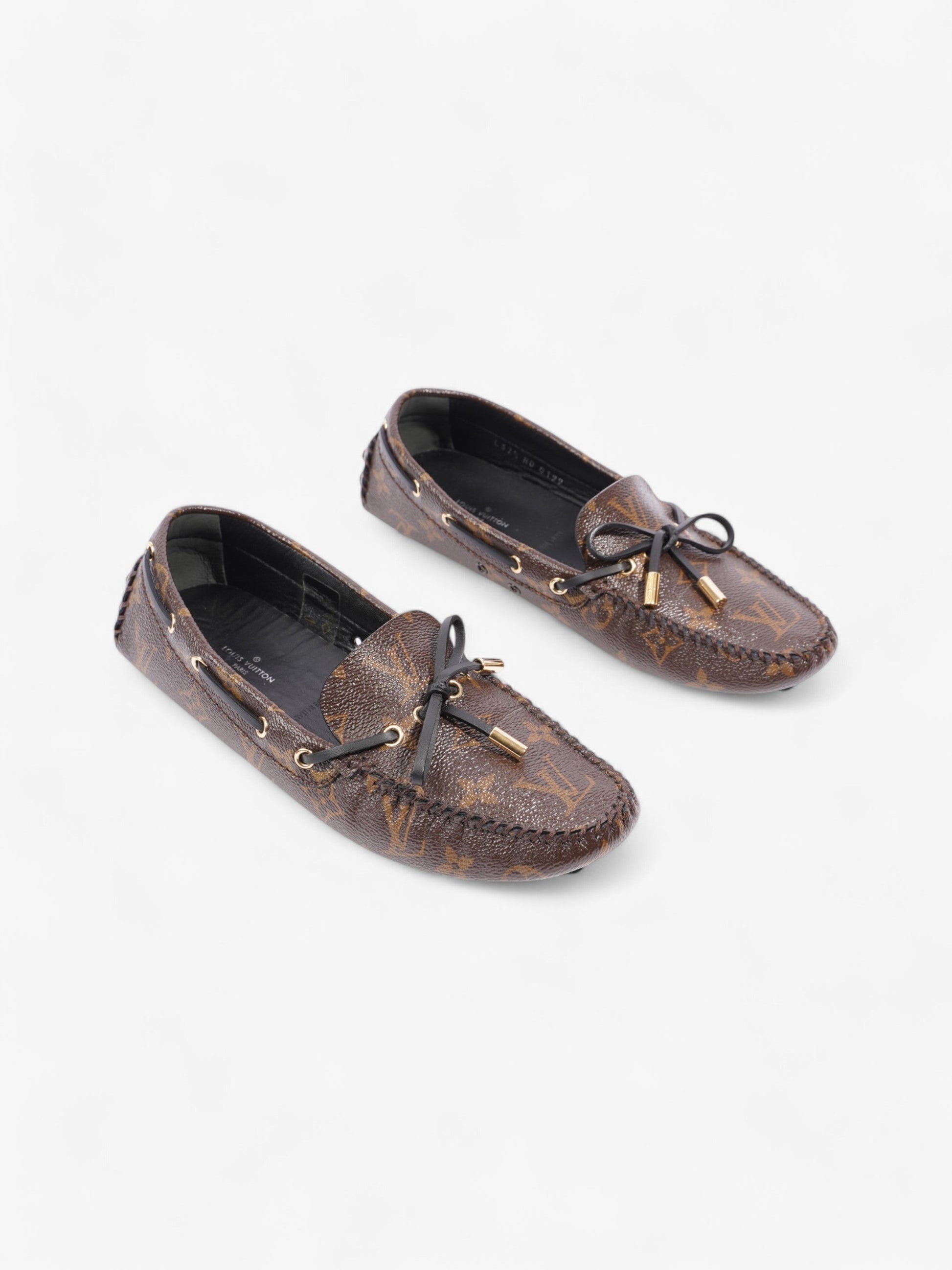 Louis Vuitton Gloria Flat Loafer Coated EU Monogram Canvas Coated Canvas Apparel