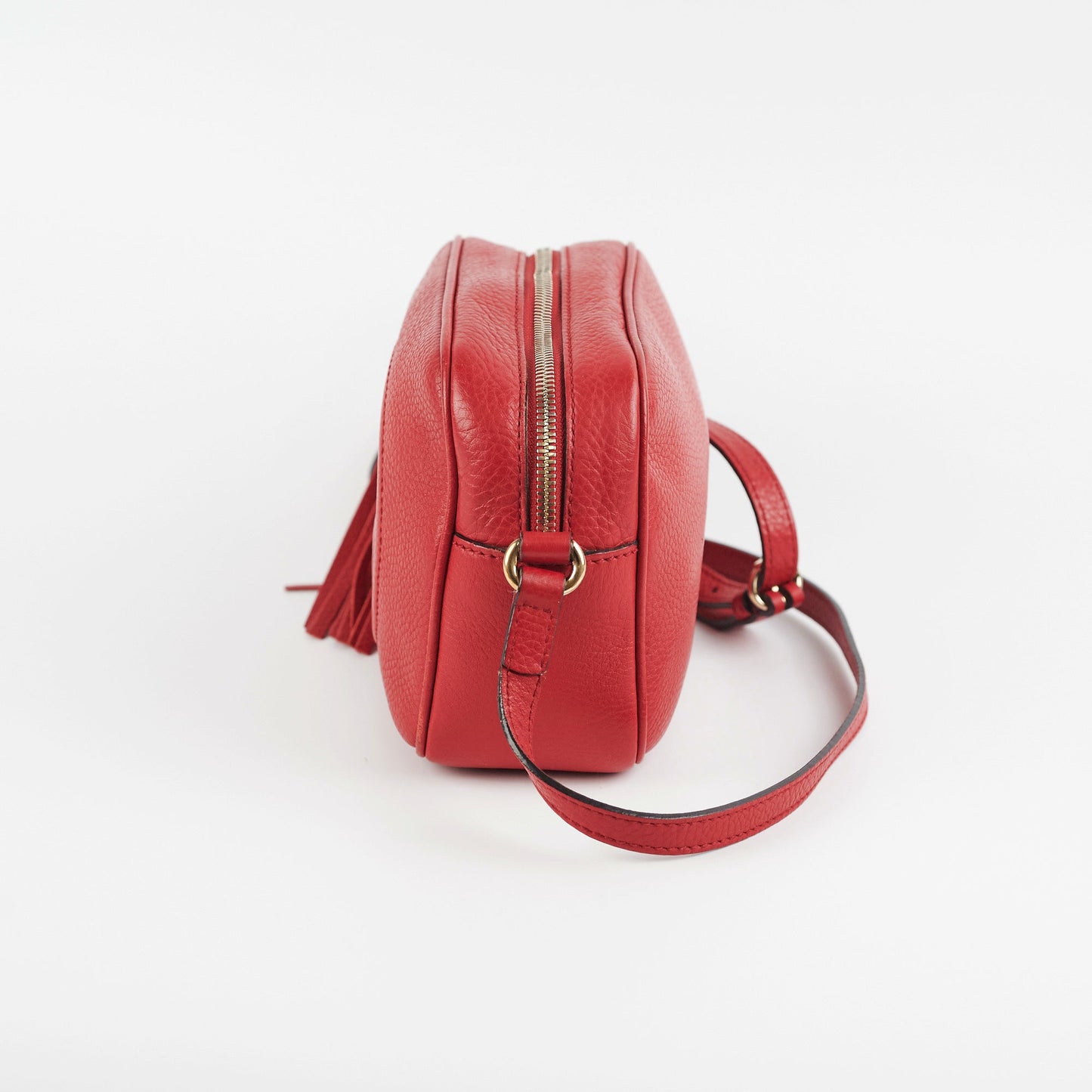 Gucci Soho Disco Crossbody Bag Red