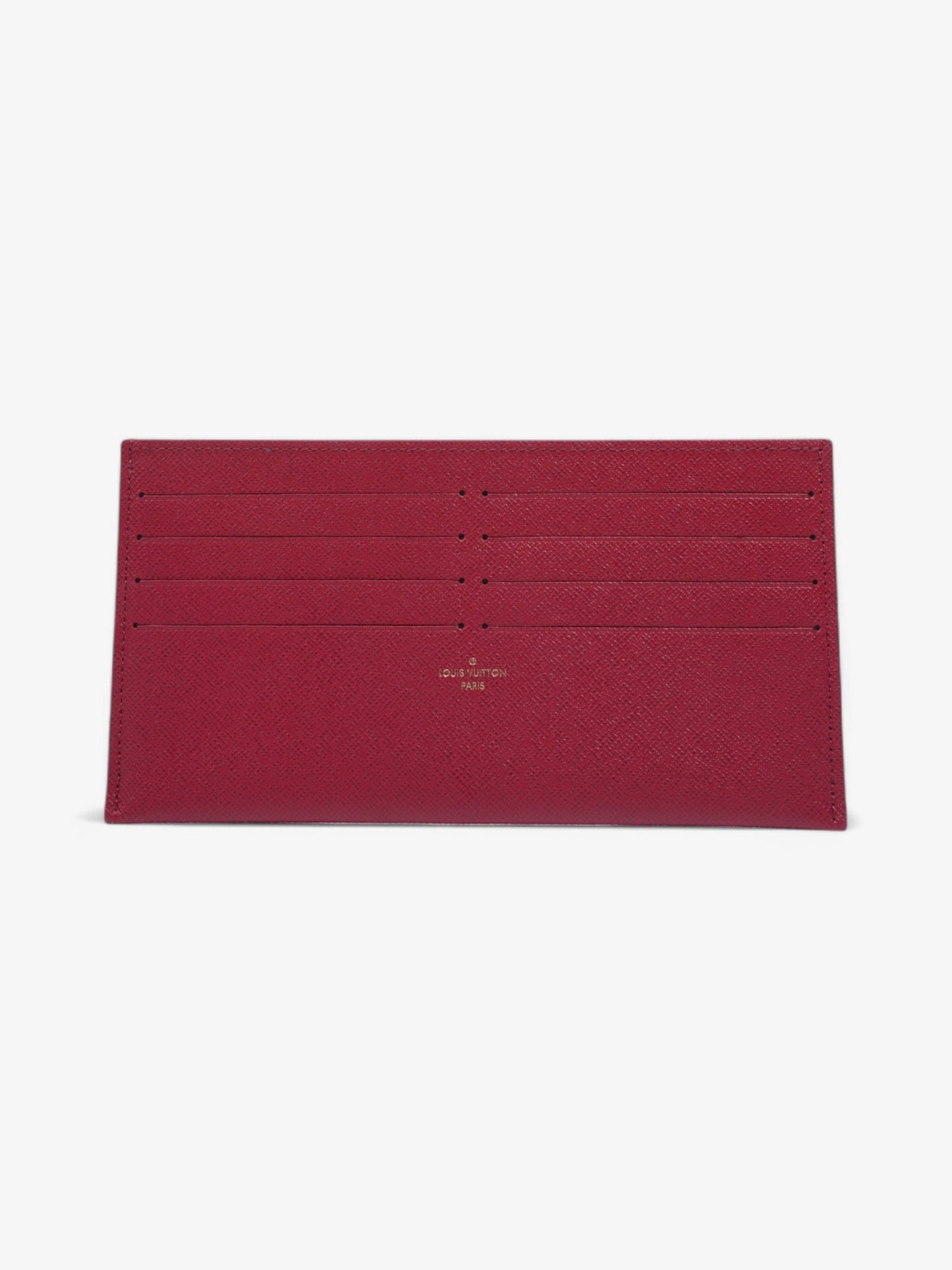 Louis Vuitton Felicie Card Holder Insert Fuschia Leather Calfskin Wallet Case