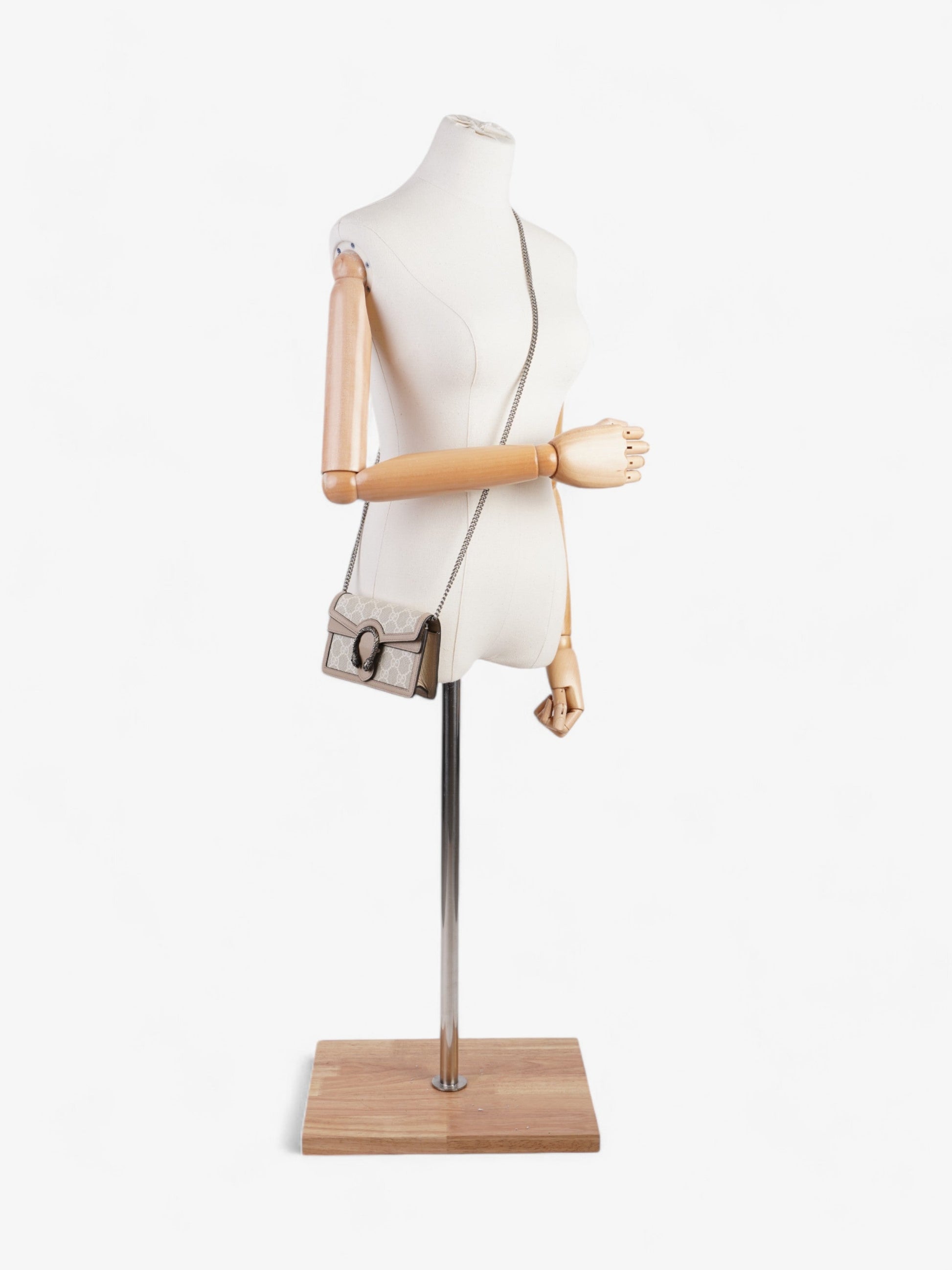 Gucci Dionysus Supreme Coated Super Crossbody Bag Canvas Beige