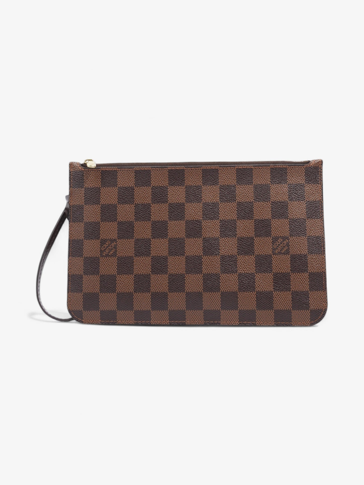 Louis Vuitton Neverful Pochette Ebene Coated Damier Canvas Coated Canvas Apparel