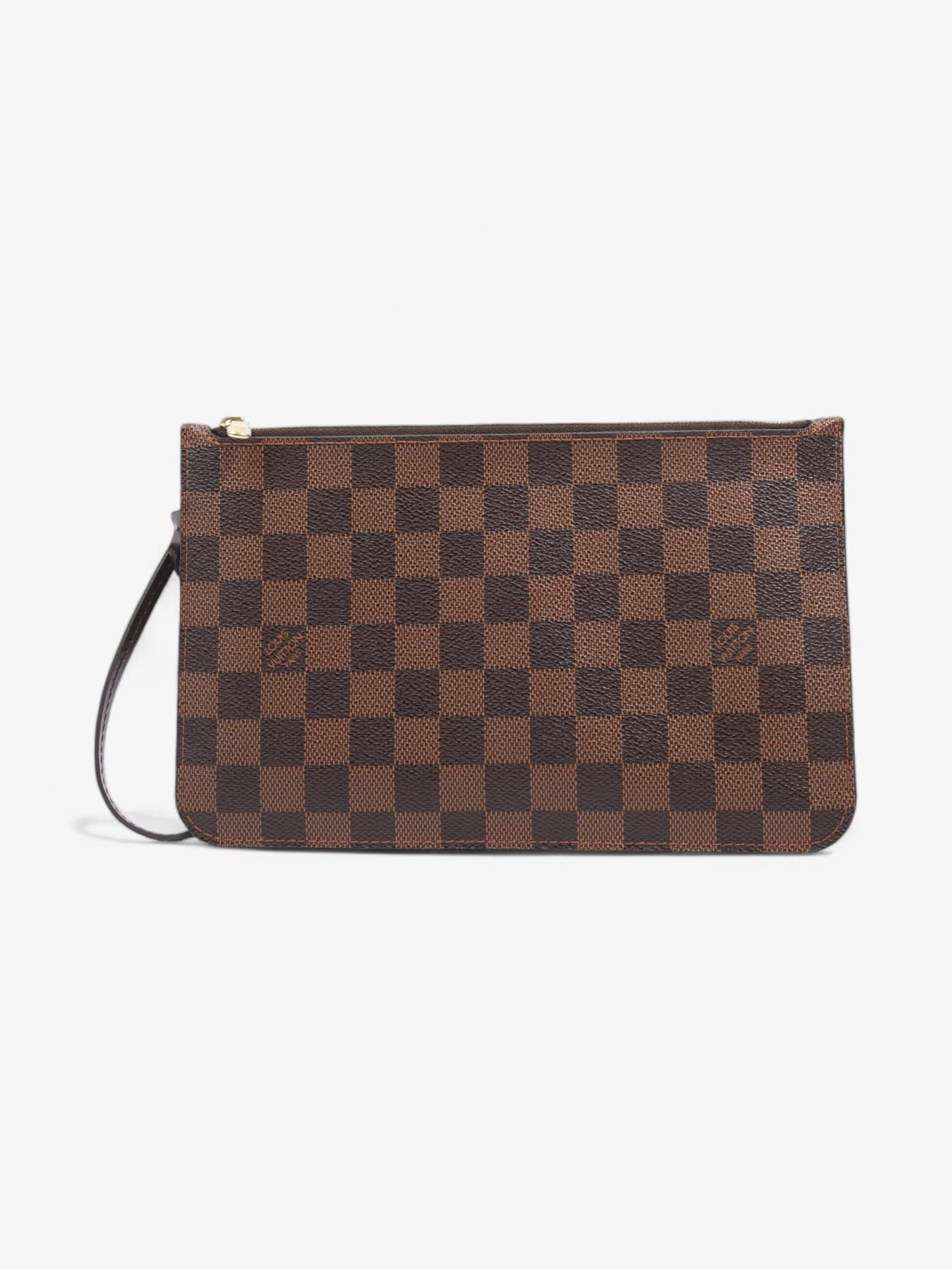 Louis Vuitton Neverful Pochette Ebene Coated Damier Canvas Coated Canvas Apparel