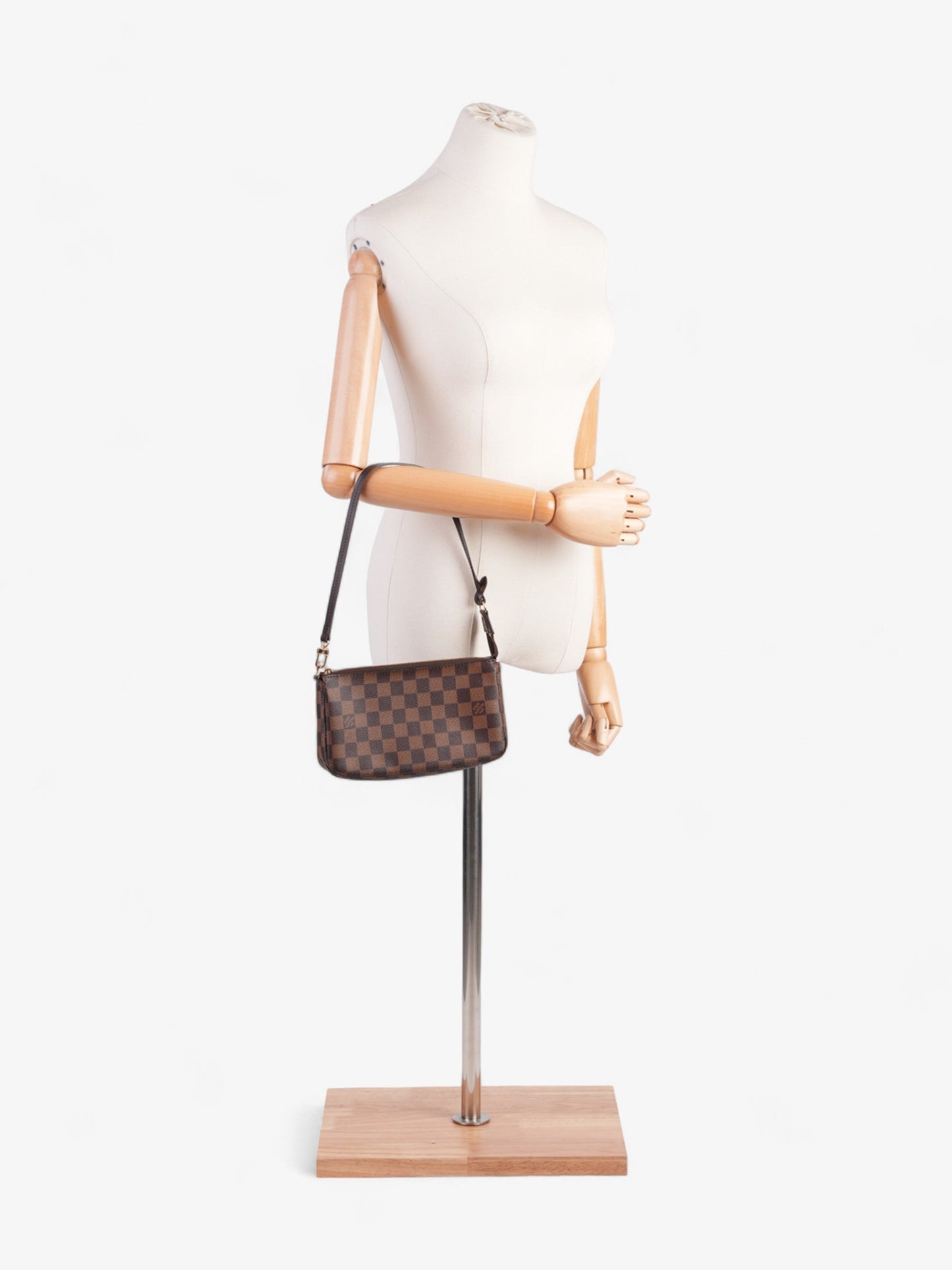 Louis Vuitton Pochette Accessoires Ebene Coated Damier Canvas Coated Canvas Apparel Canvas 2