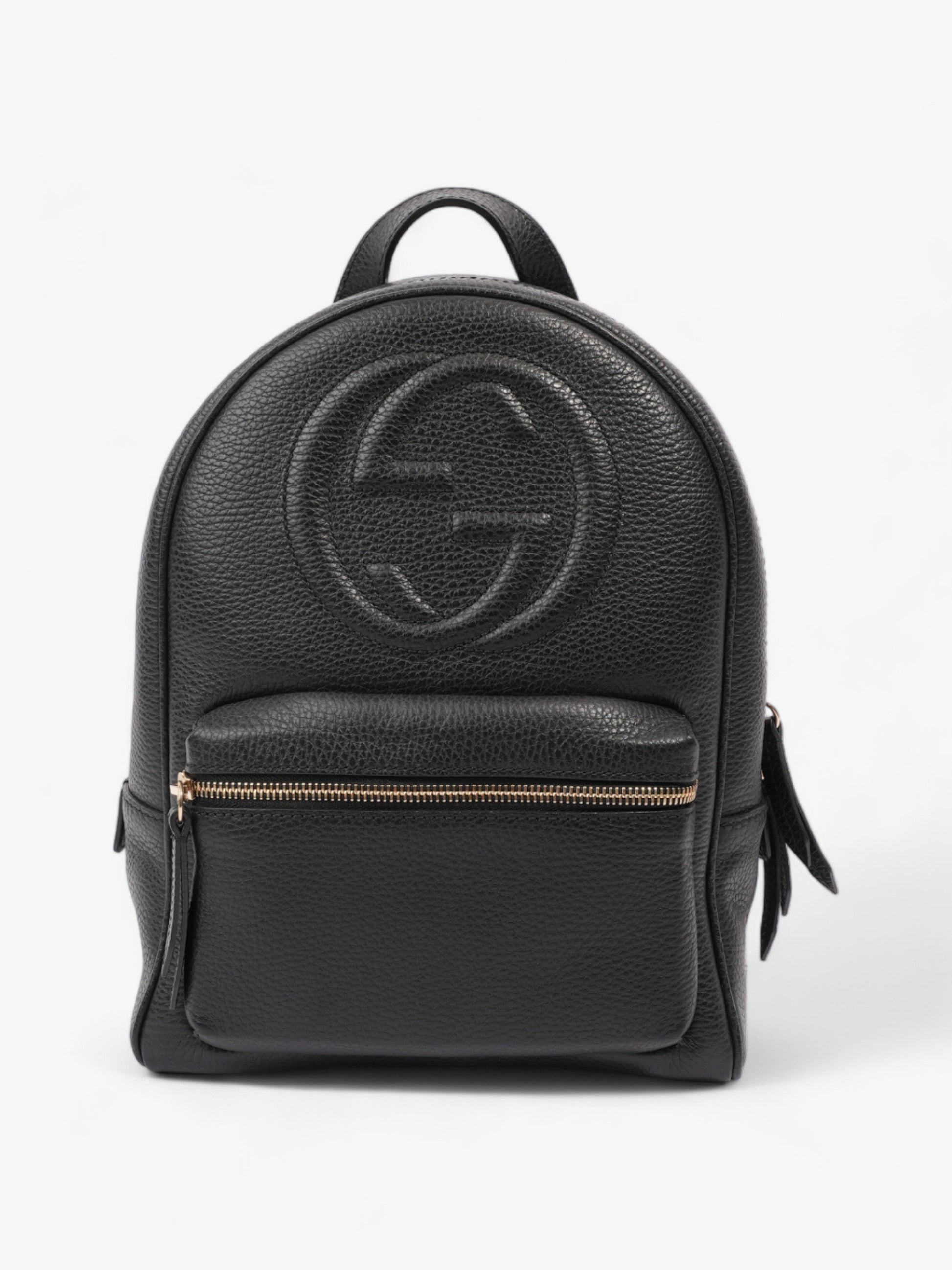 Gucci Soho Backpack Leather Black Black Leather