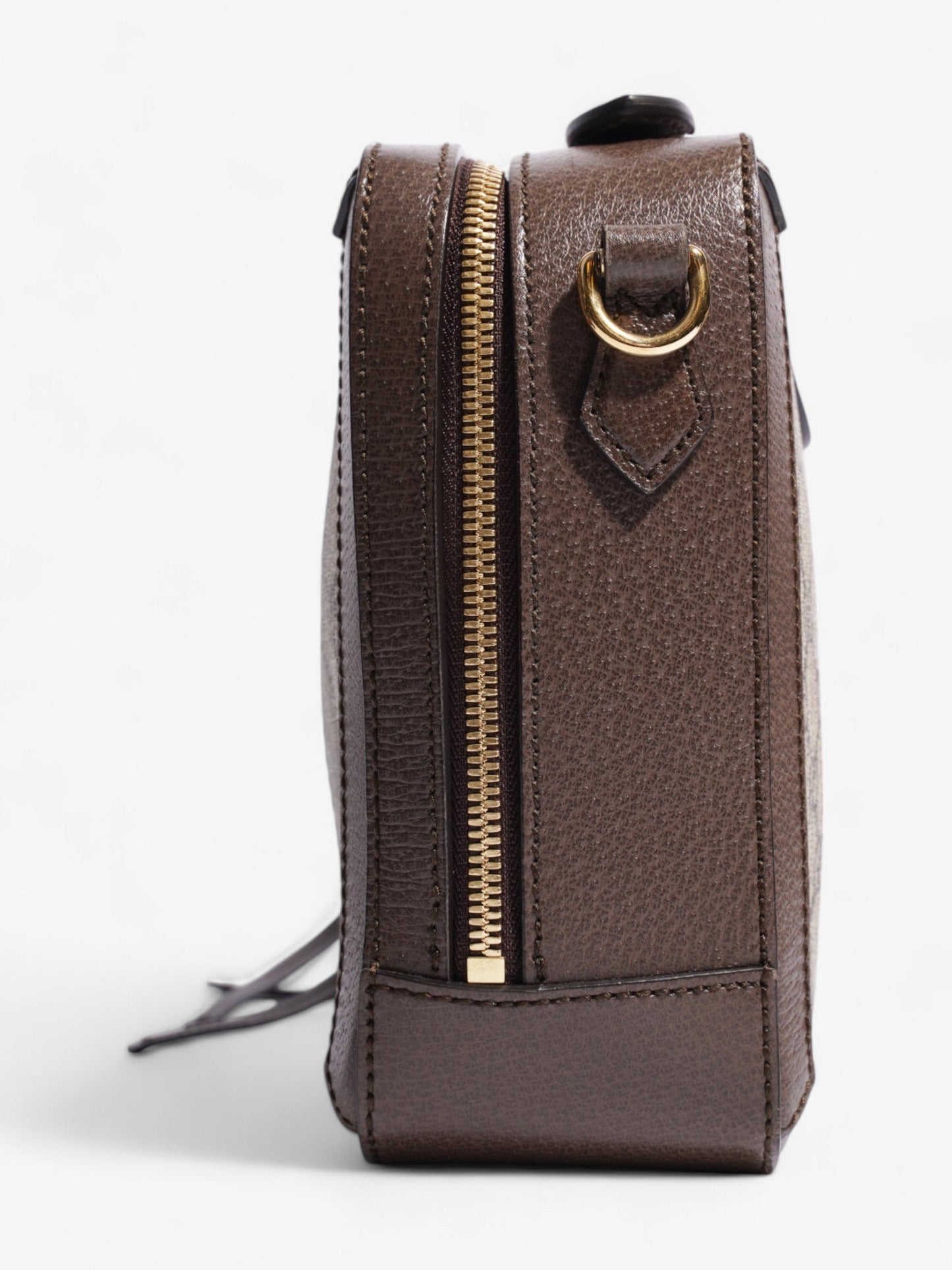 Gucci Ophelia Supreme Coated Crossbody Bag Canvas Brown