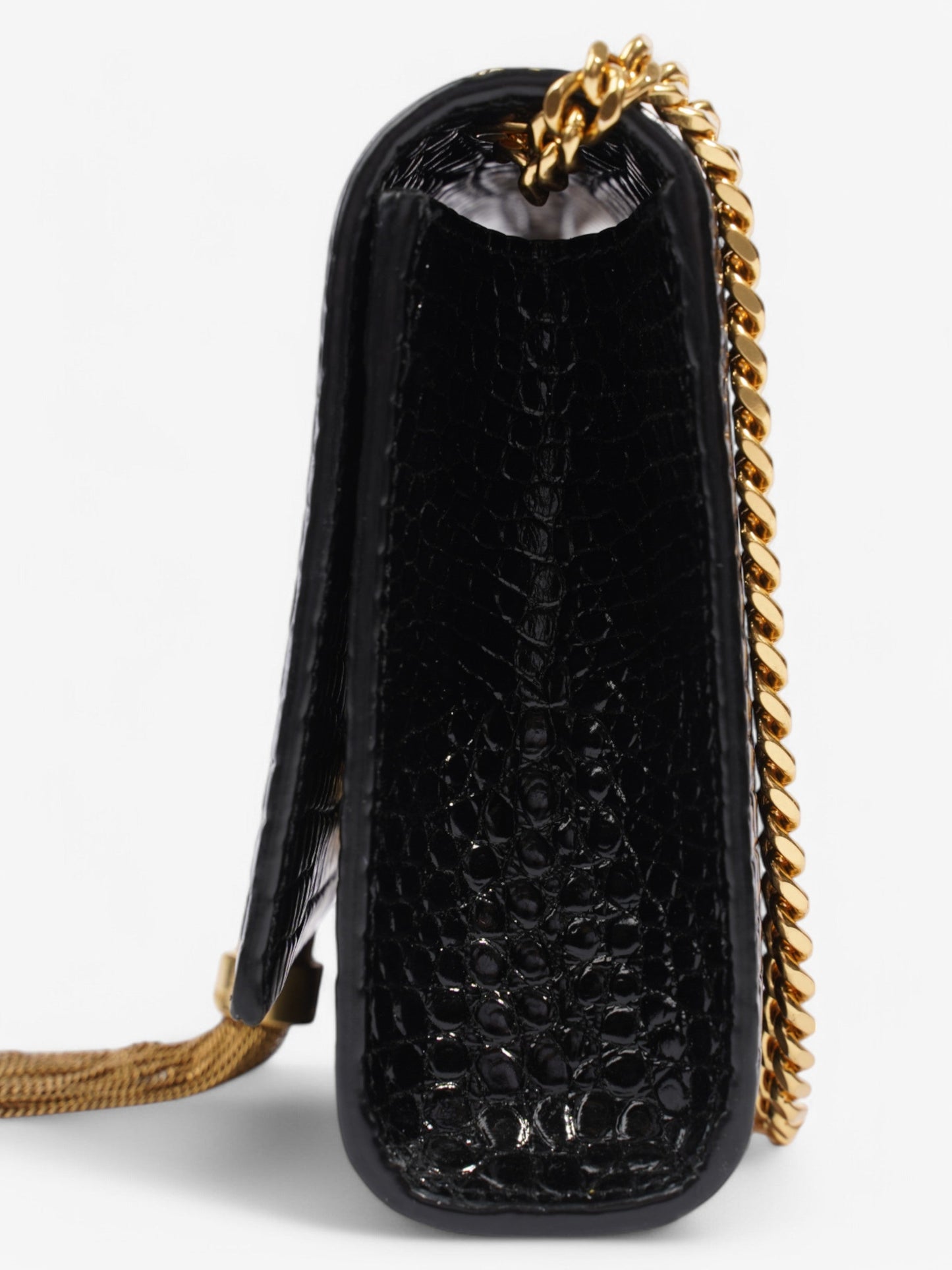 YSL Saint Laurent Kate Tassel Crossbody Bag Leather Black Small