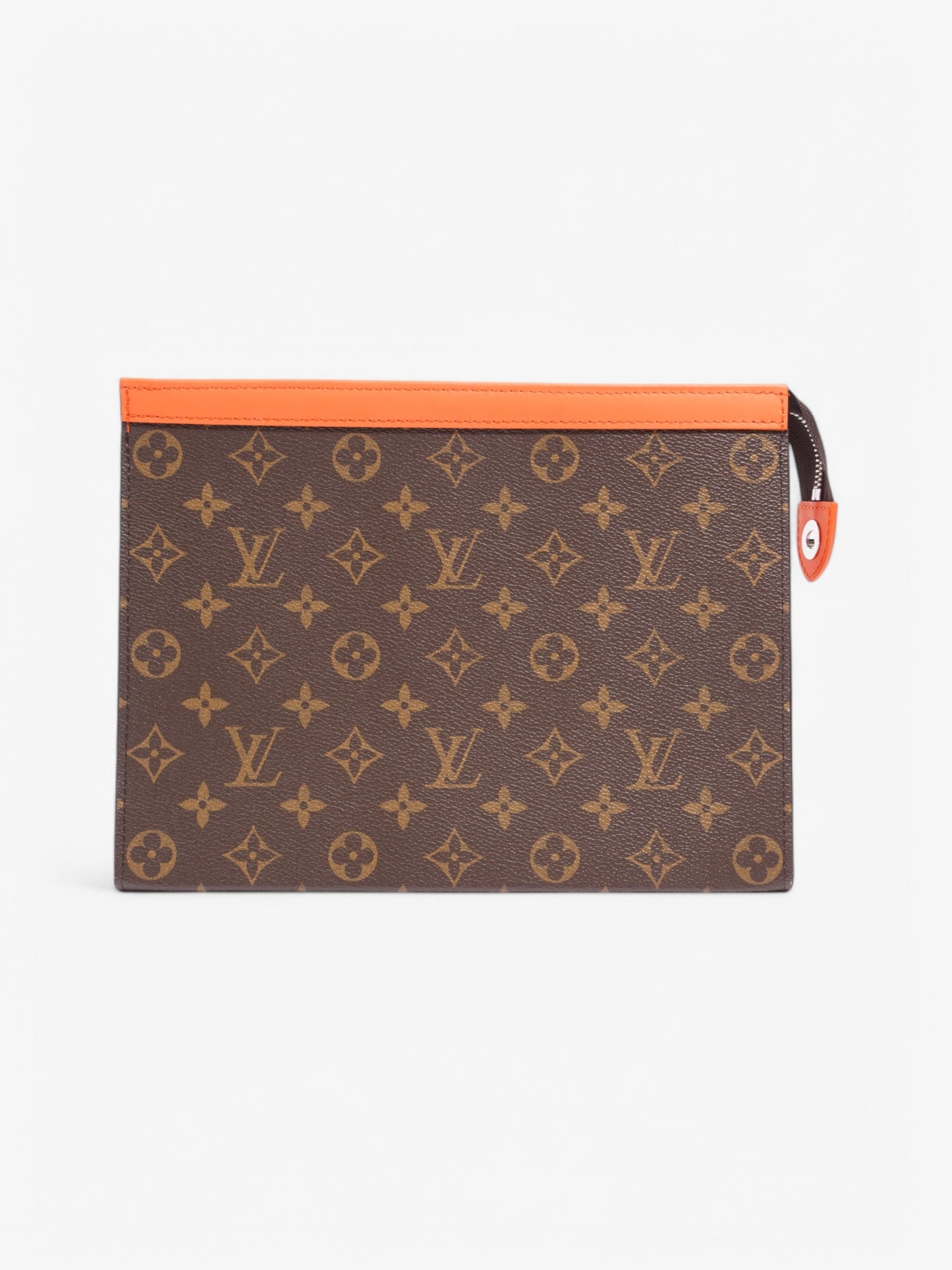 Louis Vuitton Pochette Voyage Coated MM Monogram Canvas Coated Canvas Orange Apparel