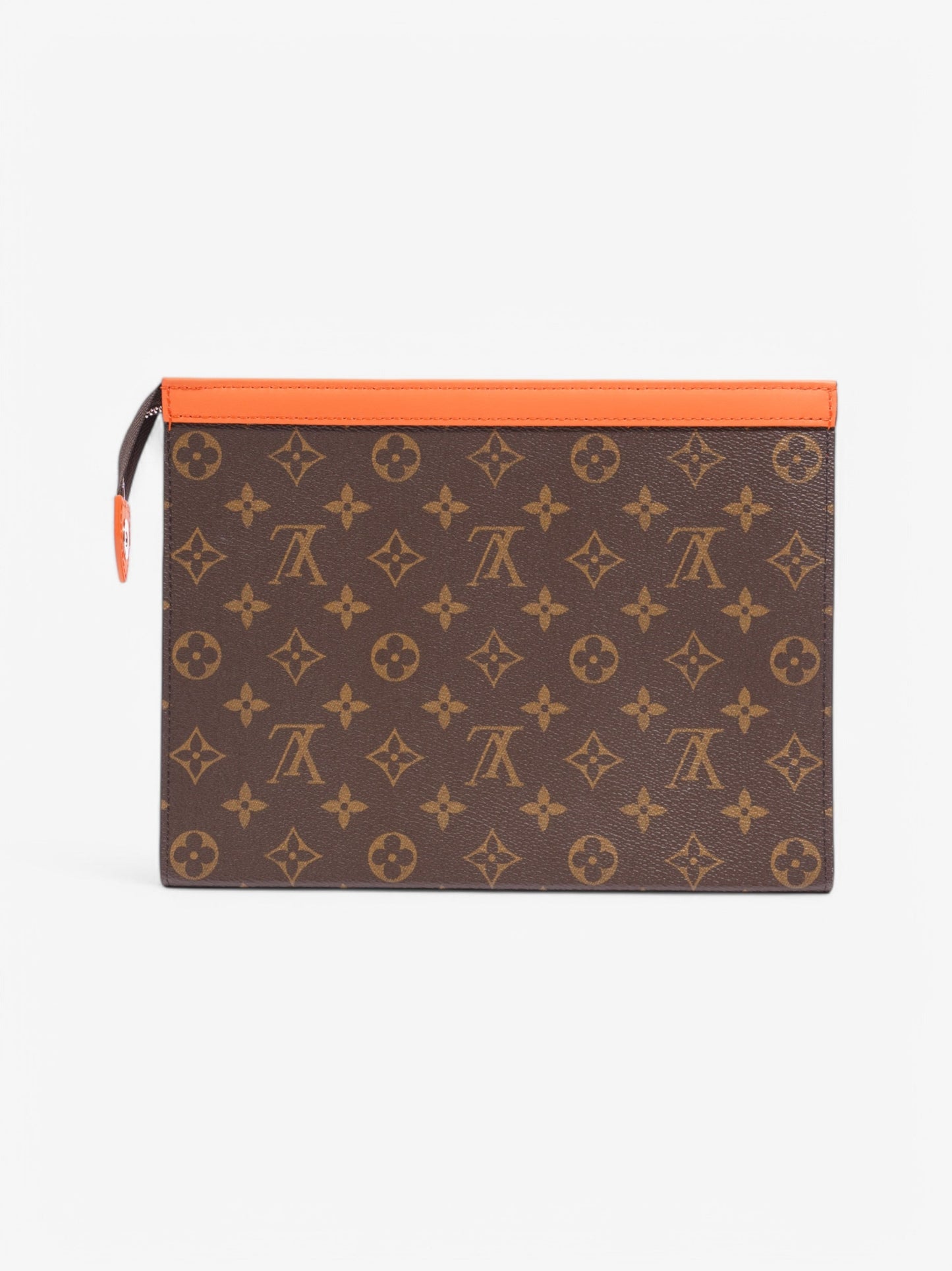 Louis Vuitton Pochette Voyage Coated MM Monogram Canvas Coated Canvas Orange Apparel