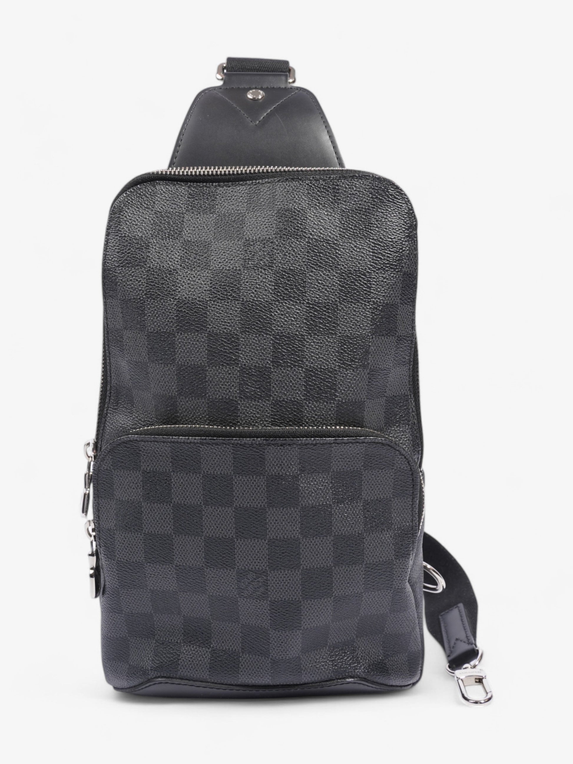 Louis Vuitton Avenue Slingbag Graphite Coated PM Damier Canvas Coated Canvas Apparel