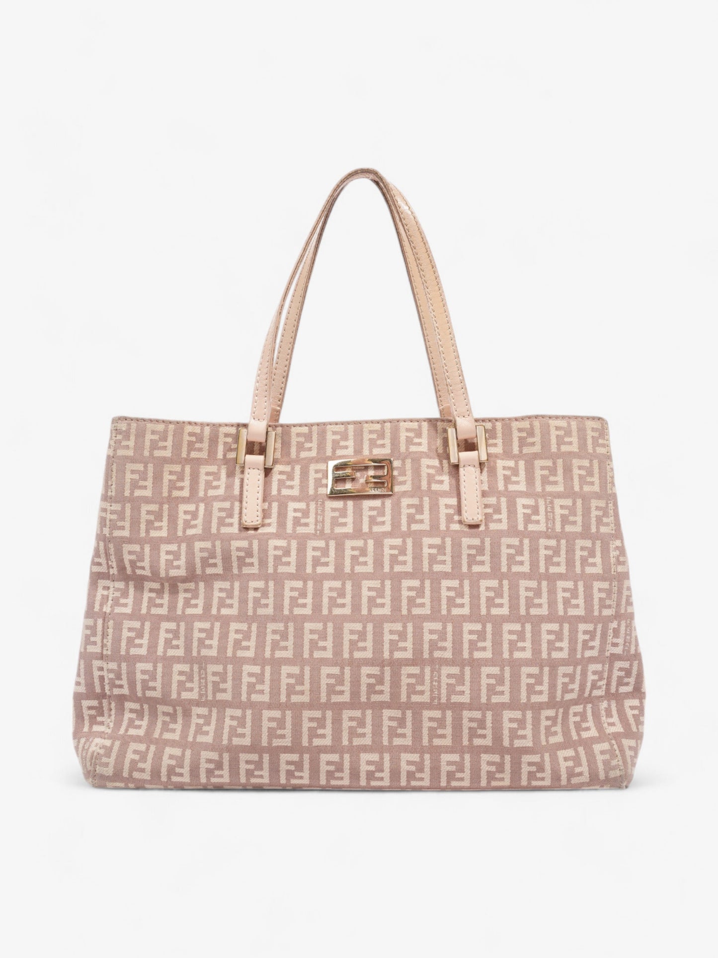 Fendi Tote Nude Cloth Cream Tote Bag