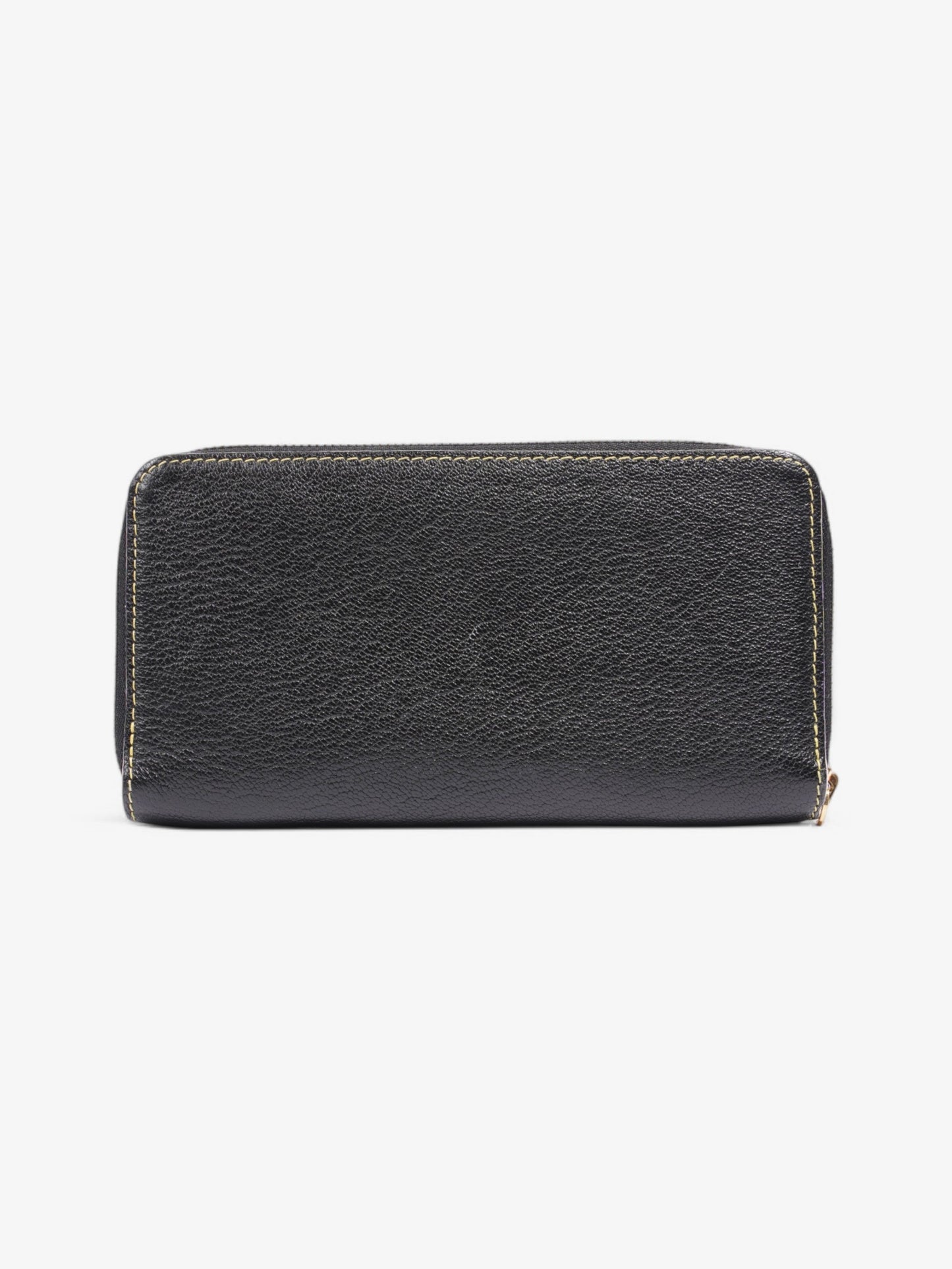 Louis Vuitton Suhali Zippy Black Gold Leather Wallet Case