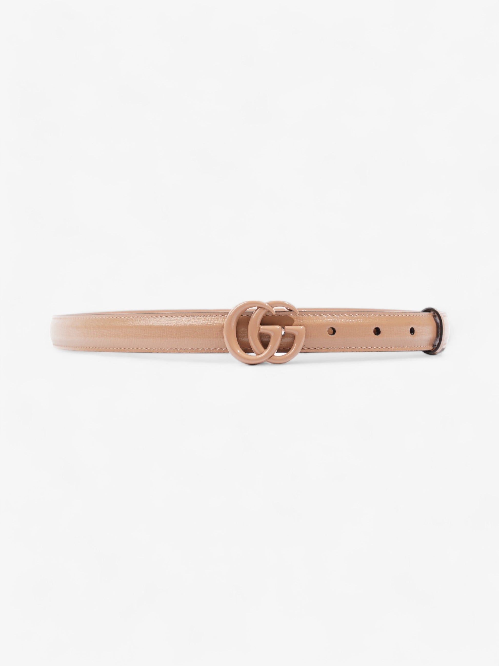 Gucci Marmont Thin Belt Handbag Leather Beige Accessory