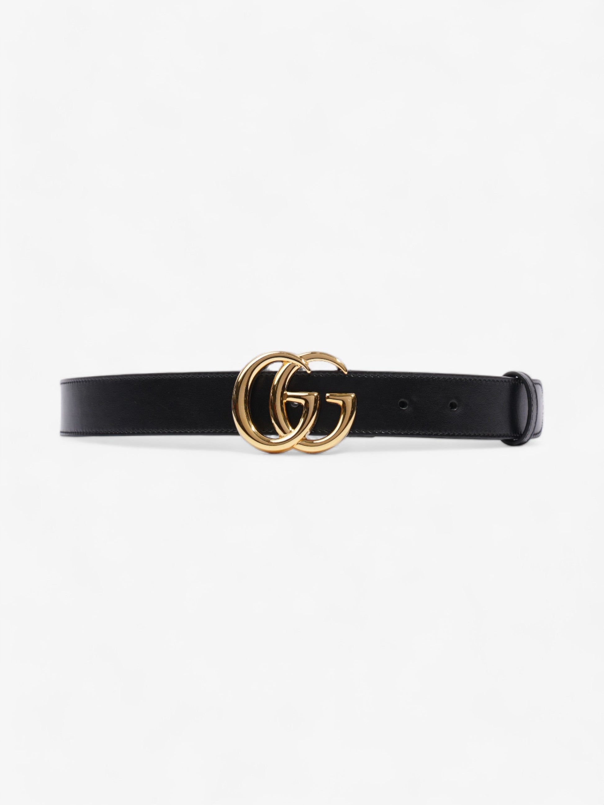 Gucci Marmont Thin Belt Handbag Leather Black Accessory 10