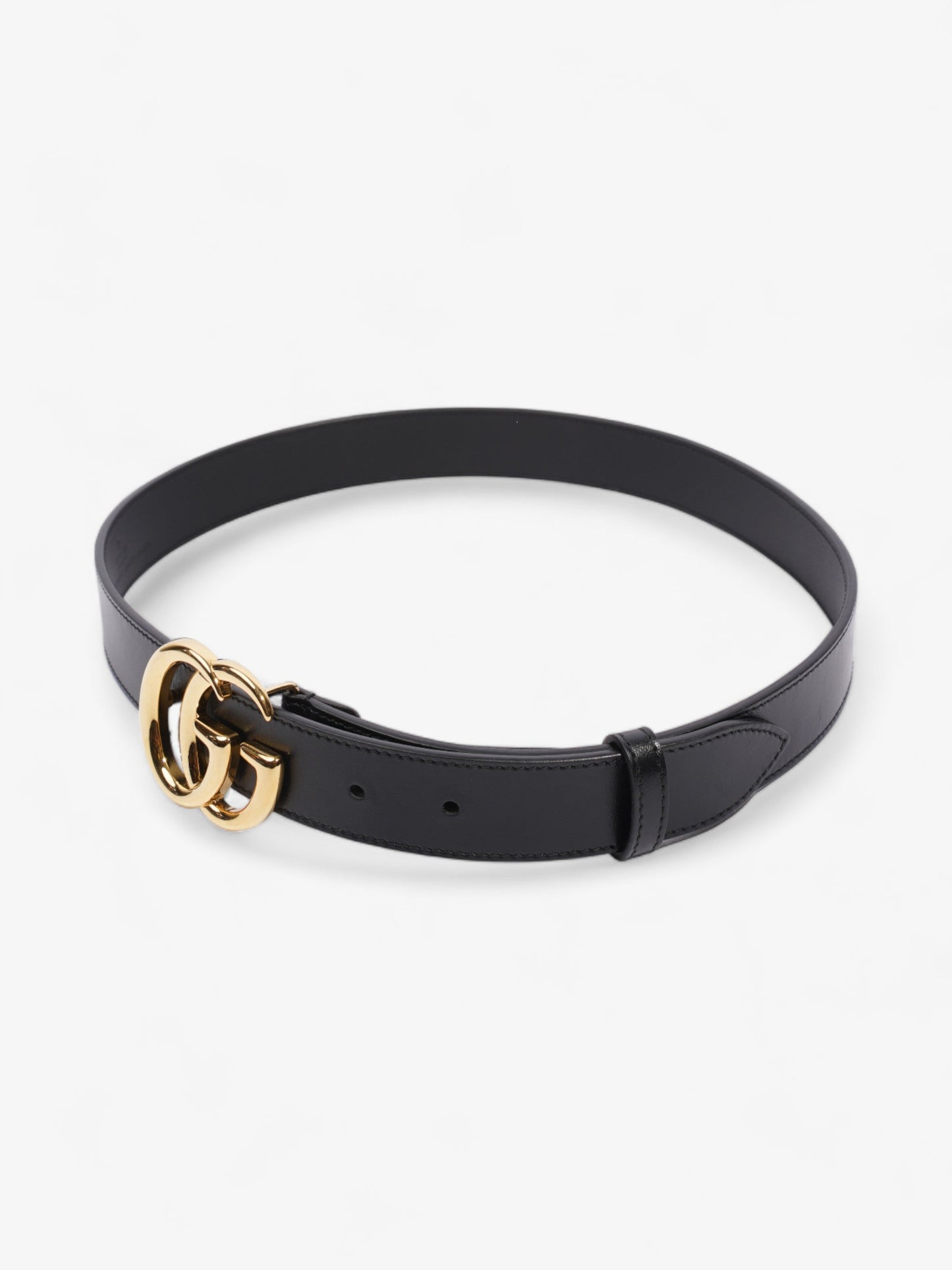 Gucci Marmont Thin Belt Handbag Leather Black Accessory 10