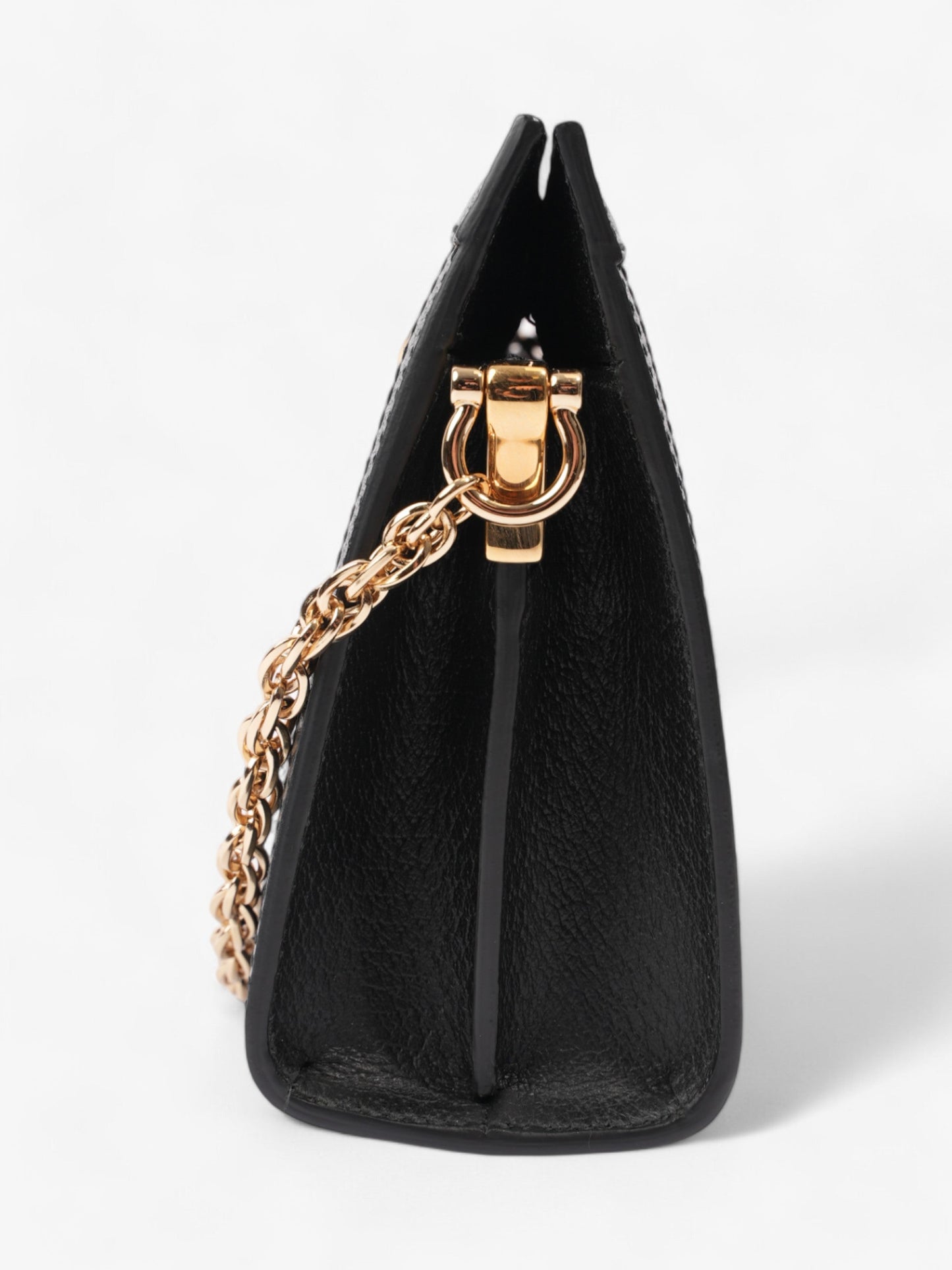 Gucci Ophidia Green Small Shoulder Bag Leather Black