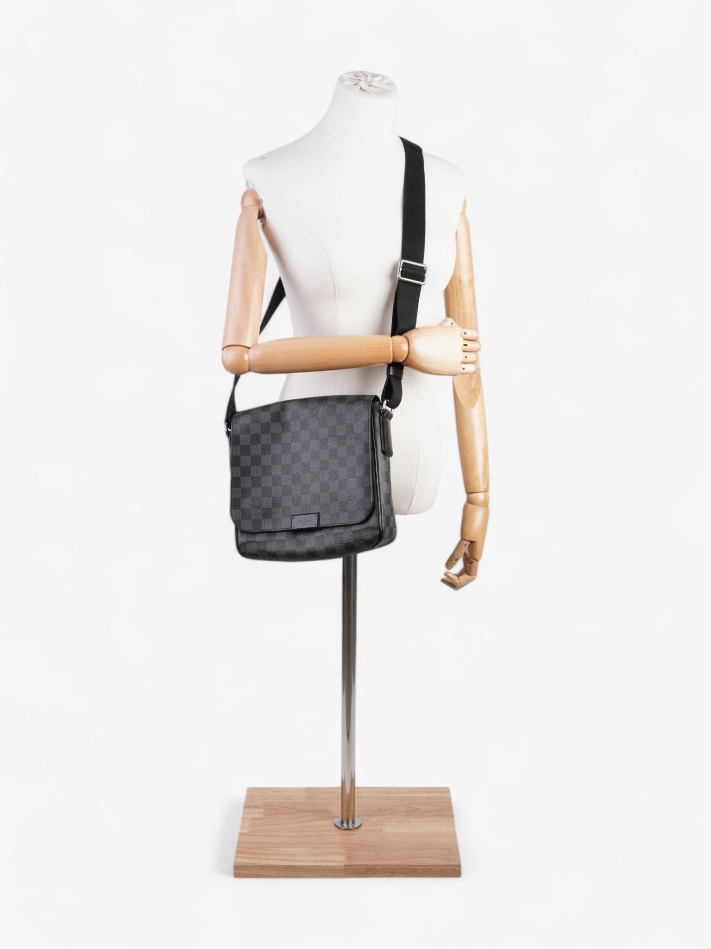 Louis Vuitton District Graphite Coated PM Damier Canvas Coated Canvas Apparel