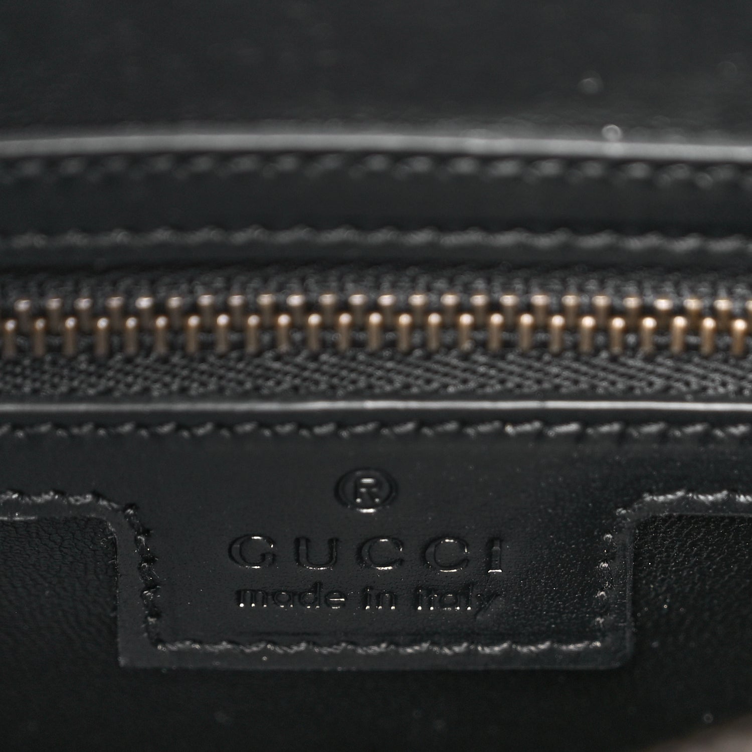 Gucci Calfskin Floral Embossed Diana Tote Bag Black Multicolor