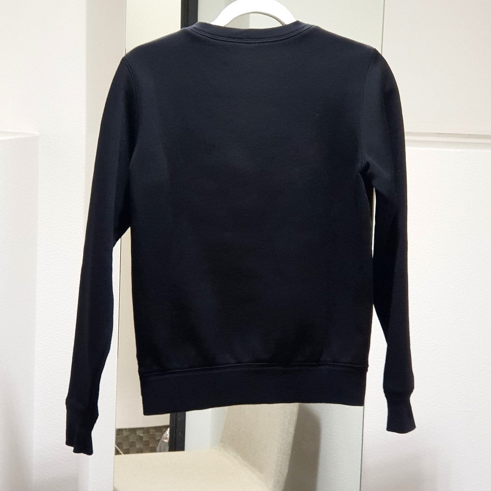 Chanel sweat Cotton Wool x 15B camellia Black Blue Shoulder Bag
