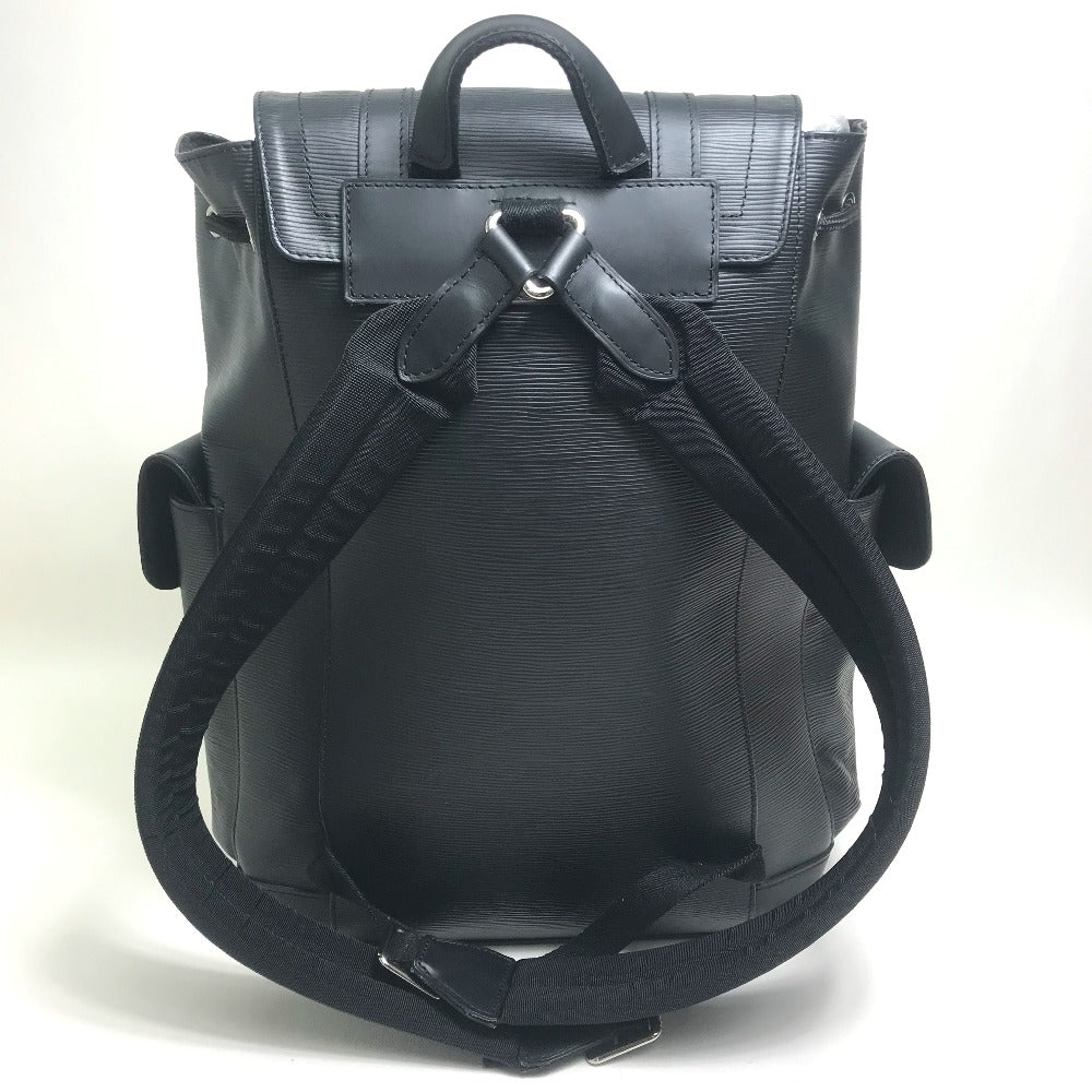 Louis Vuitton Backpack M50159 Epi Christopher Leather Black