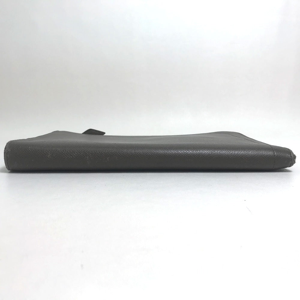 Clutch Bag Epsom Gray Type L Shaped