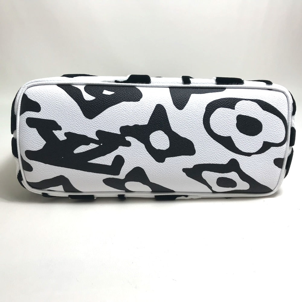 Louis Vuitton M45567 Coated Tufted LVXUF Hippo Monogram Canvas Black White Apparel