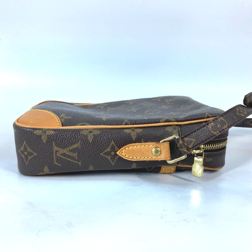 Louis Vuitton M45266 Danube Monogram Canvas Brown Shoulder Bag