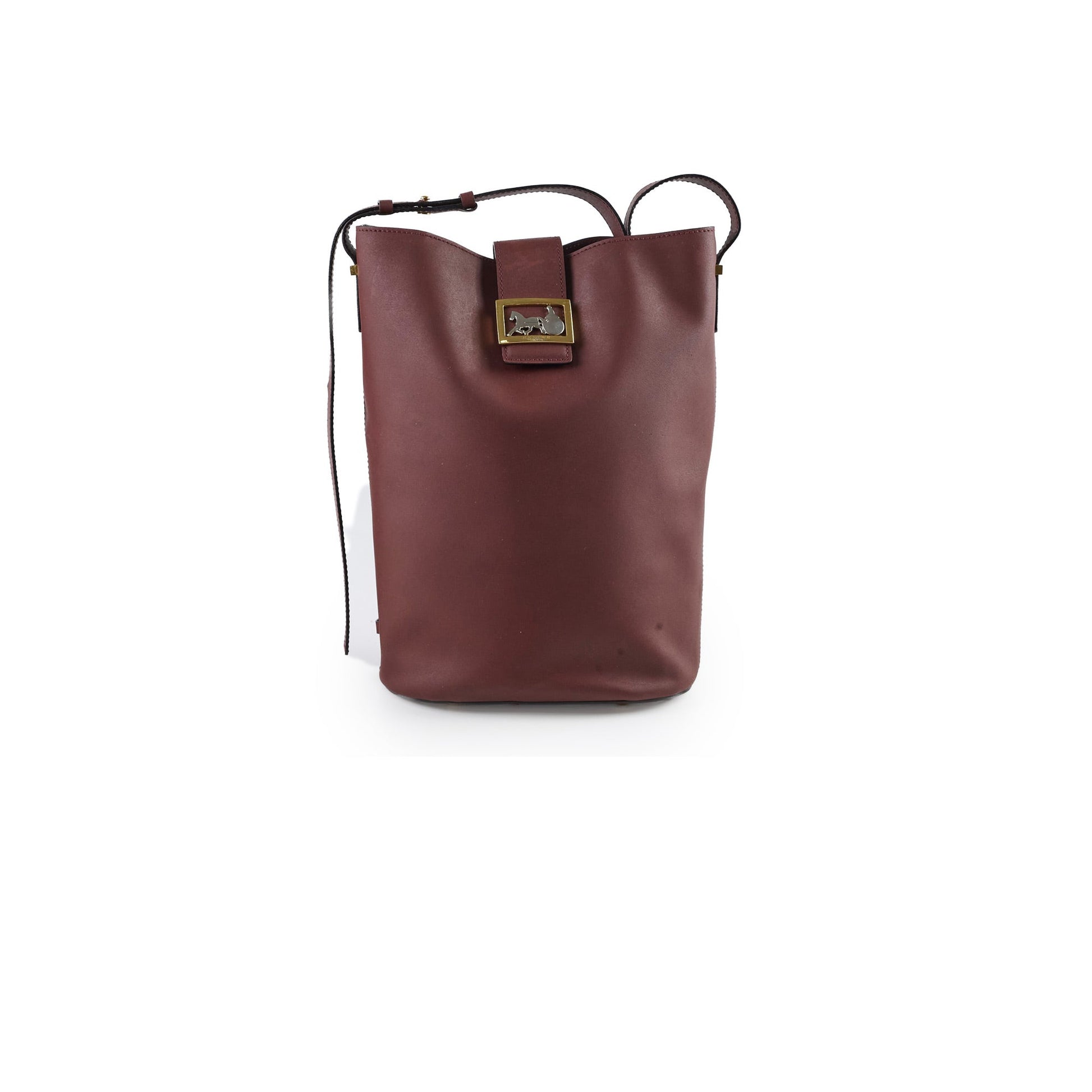 Luxury Bag Burgundy Bucket Bucket Bag