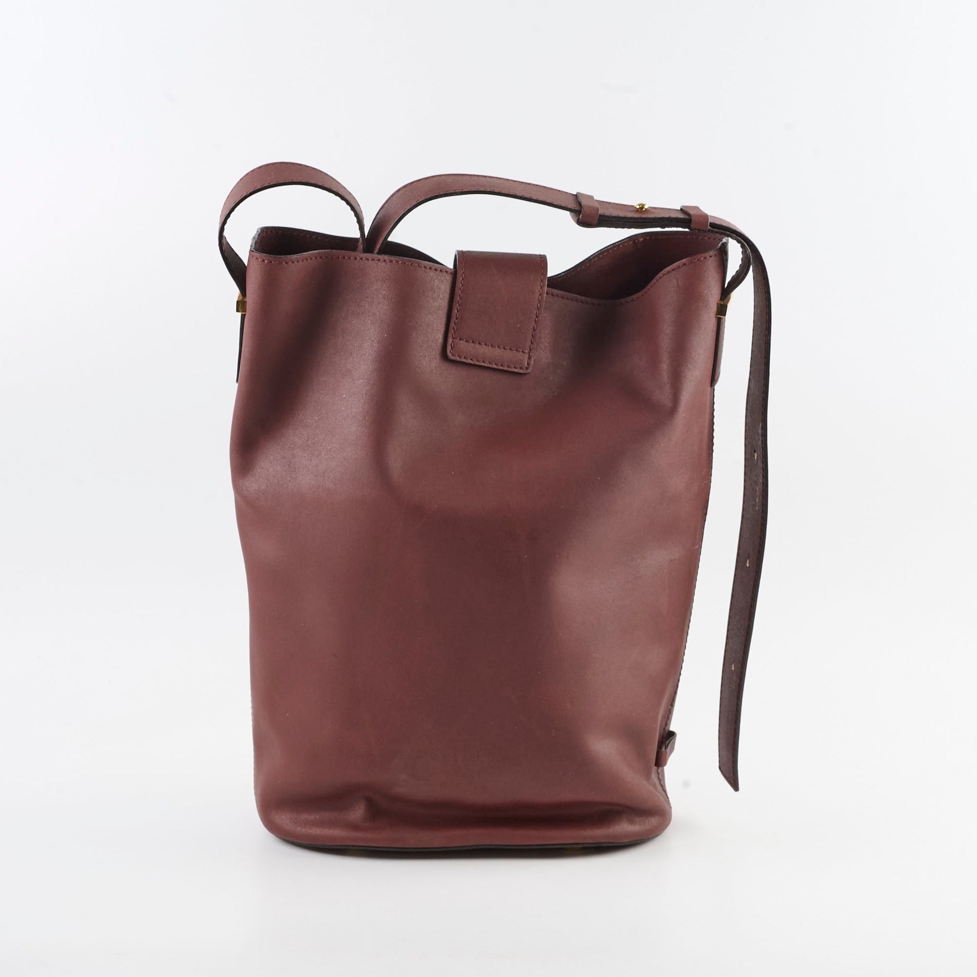 Luxury Bag Burgundy Bucket Bucket Bag