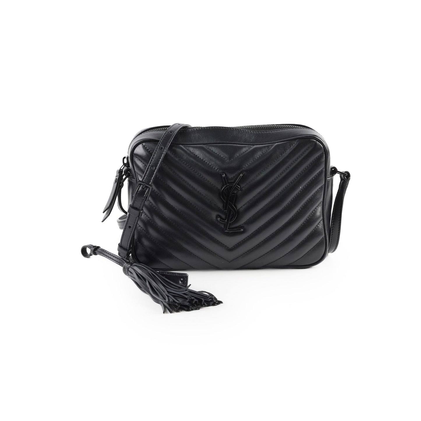 YSL Saint Laurent Lou Camera Bag Black Crossbody Bag