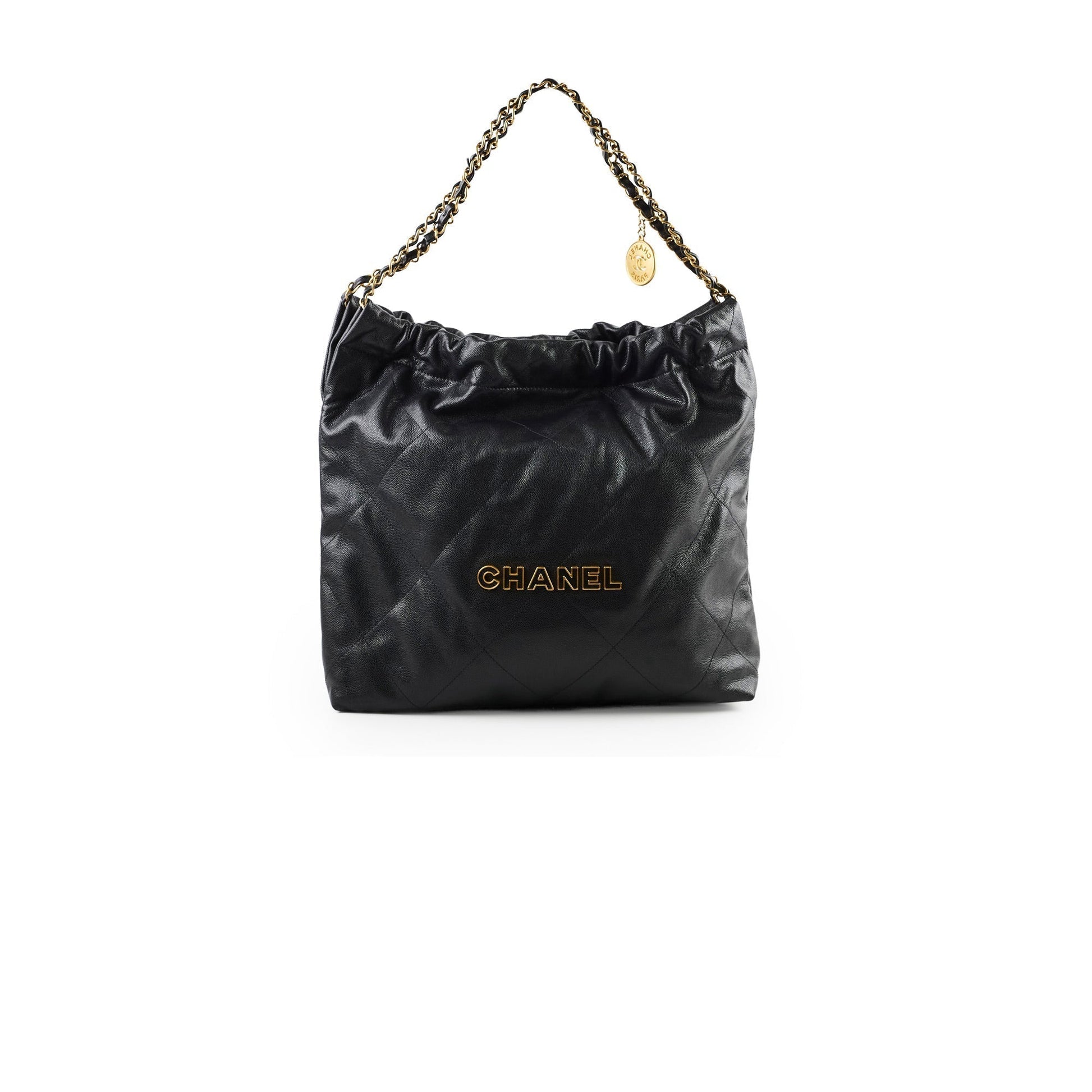 Chanel Caviar Medium 22 Black Microchipped 2024