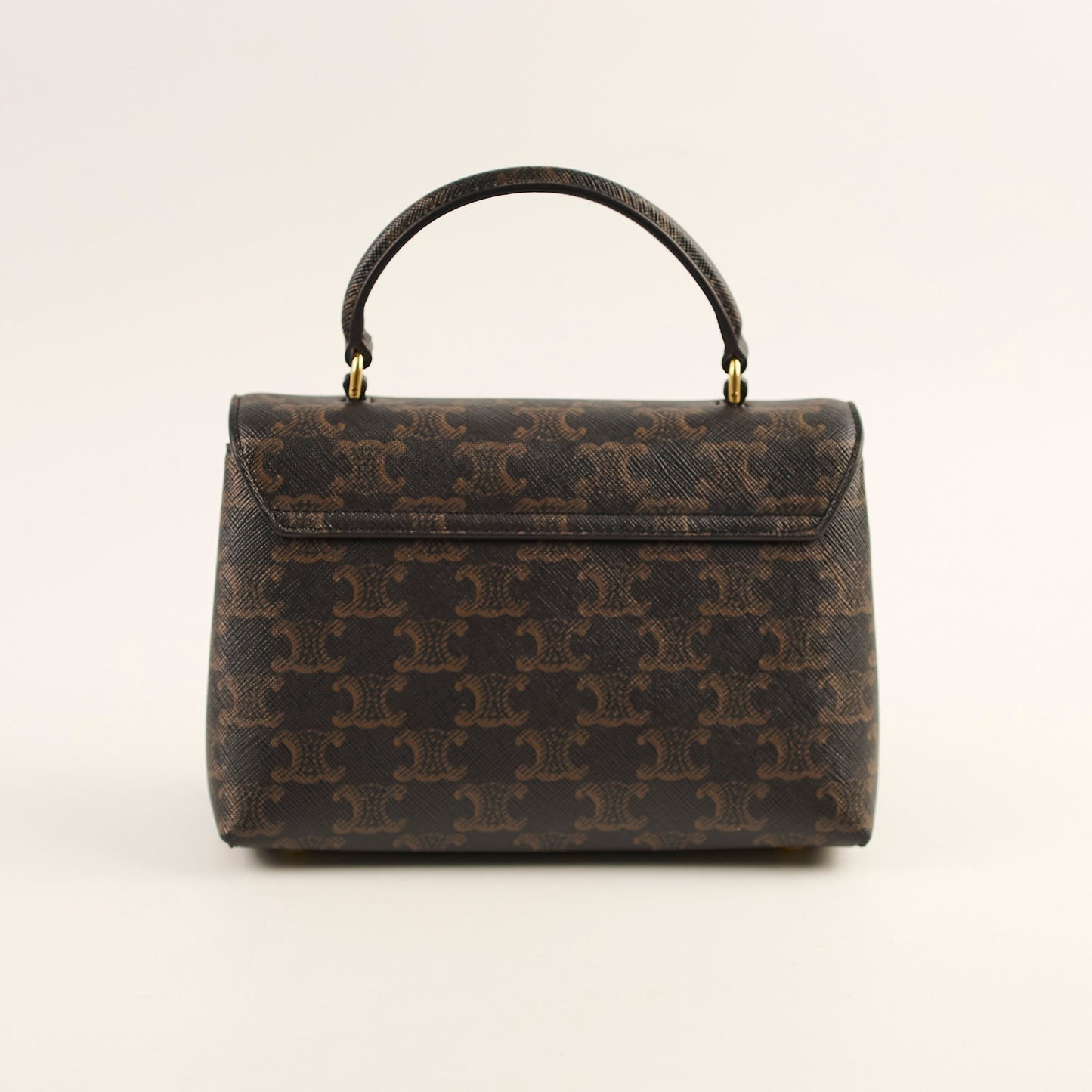 Luxury Teen Triomphe Nino Bag Canvas Tan Travel Bag