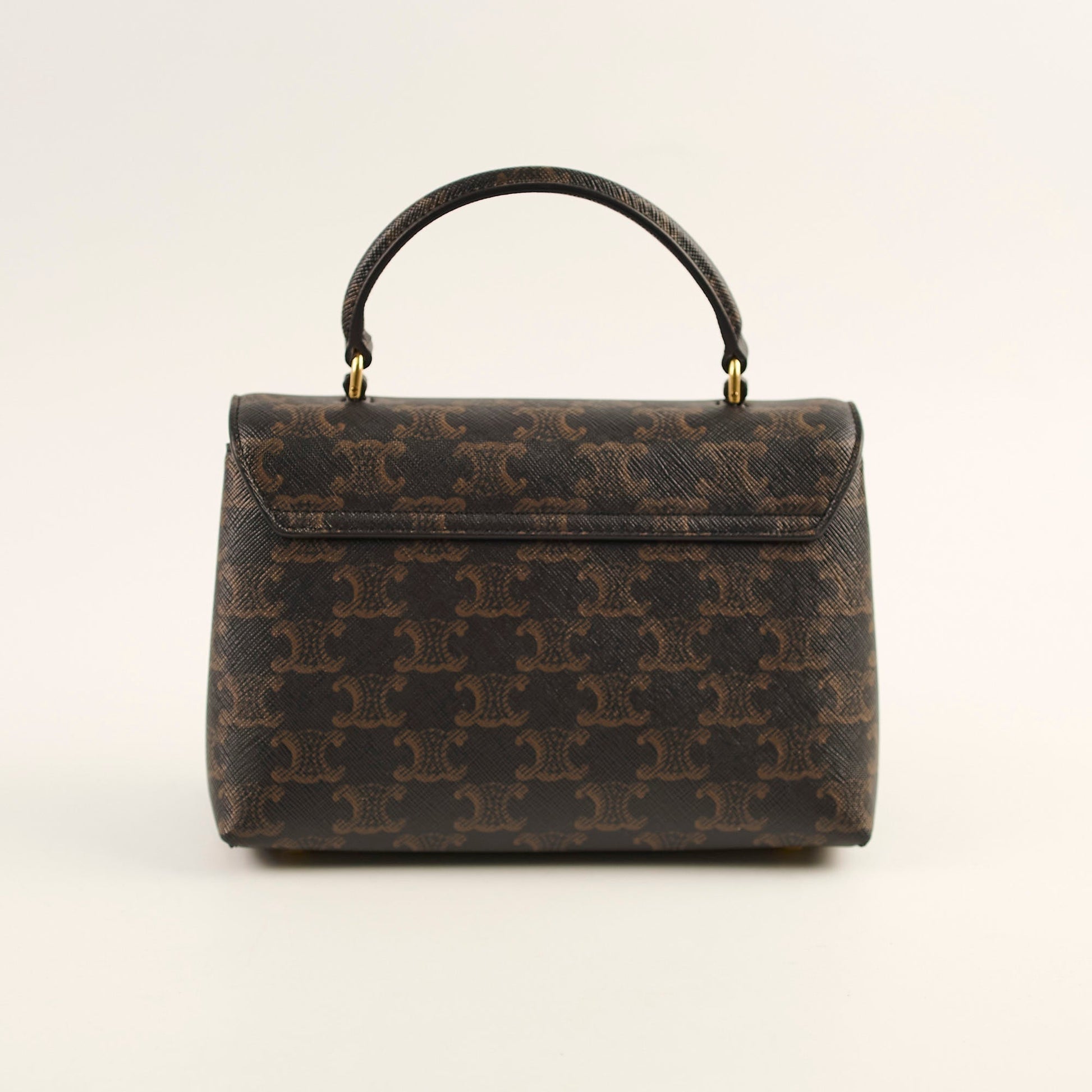Luxury Teen Triomphe Nino Bag Canvas Tan Travel Bag