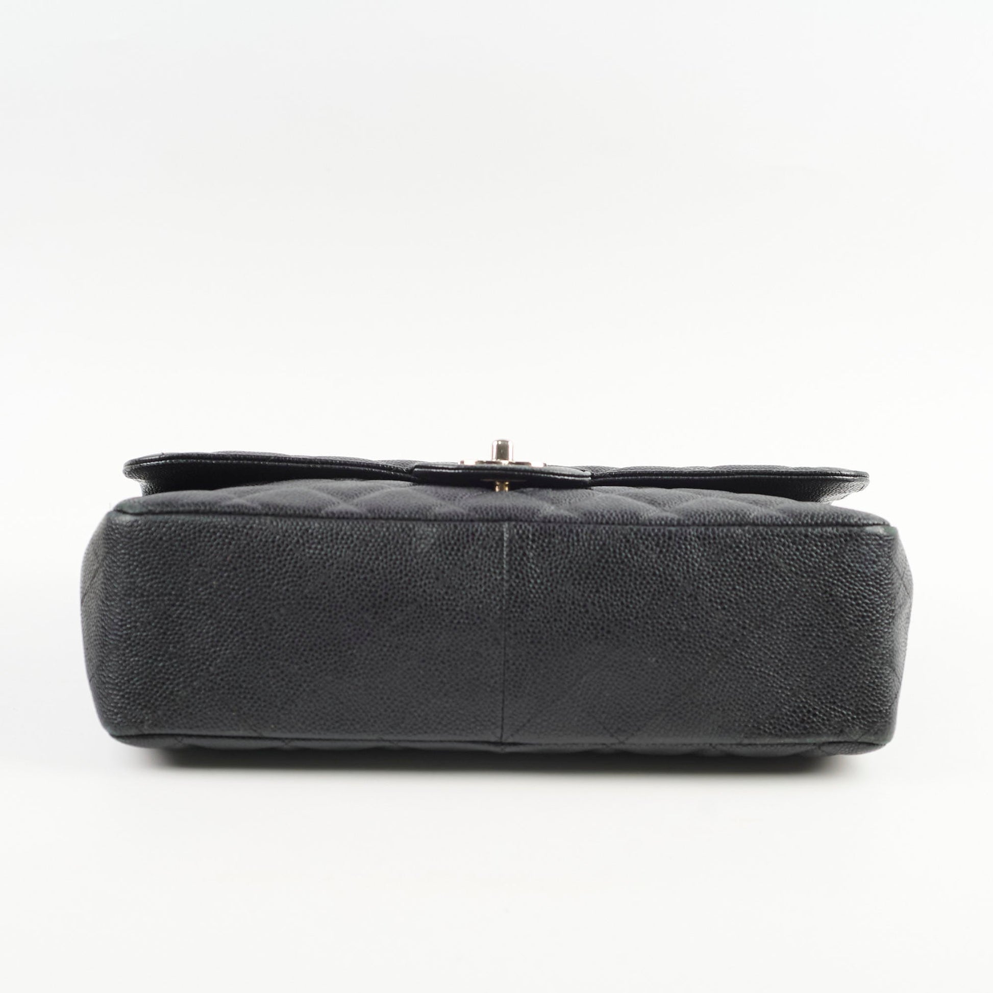 Chanel Jumbo Single Flap Caviar Black (12 Series)