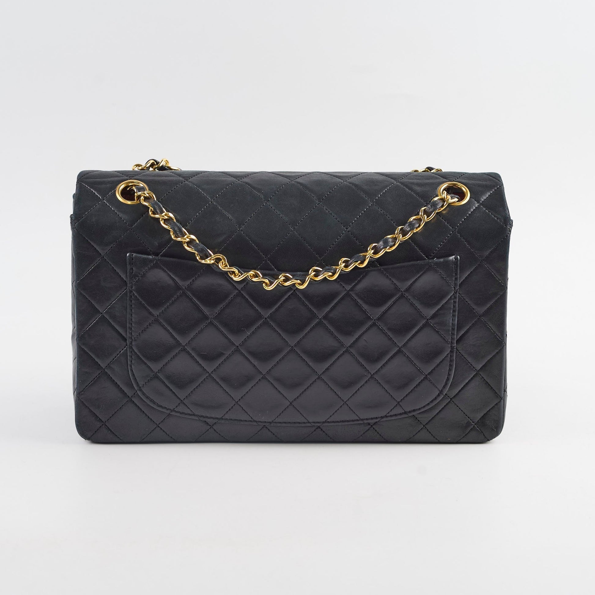 Chanel   Timeless Classic Turn Lock Large Flap with Pochette Black