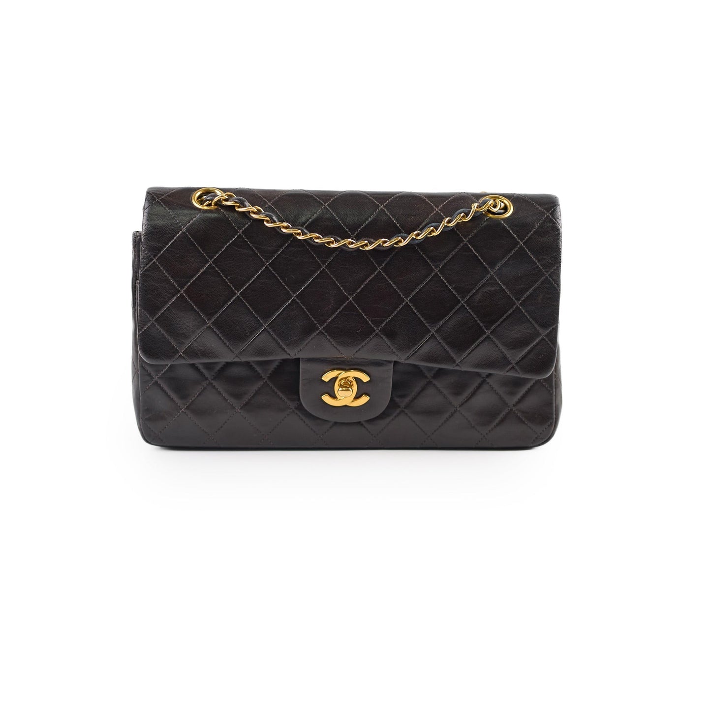 Chanel   Classic Flap Medium/Large M/L Lambskin Black