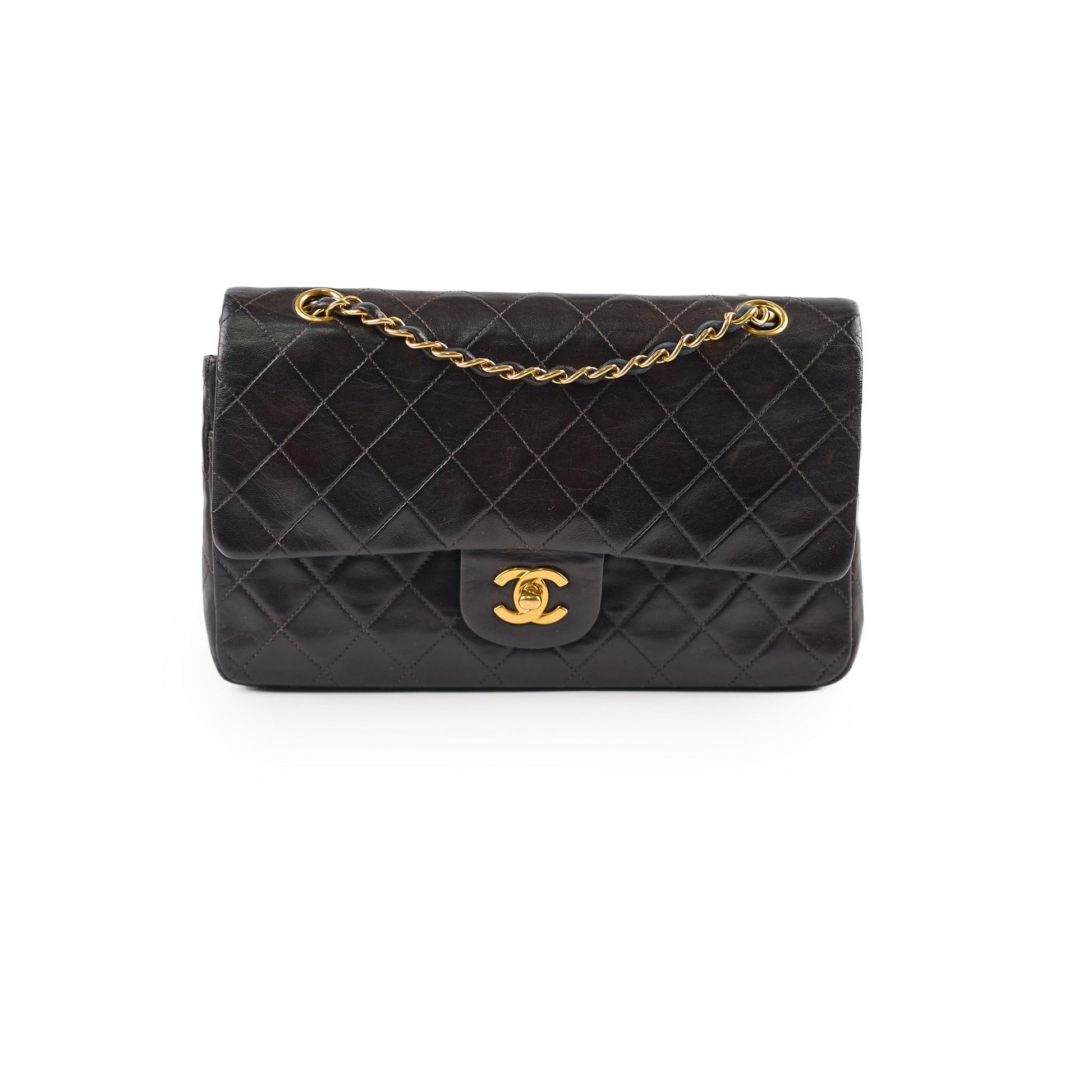 Chanel   Classic Flap Medium/Large M/L Lambskin Black