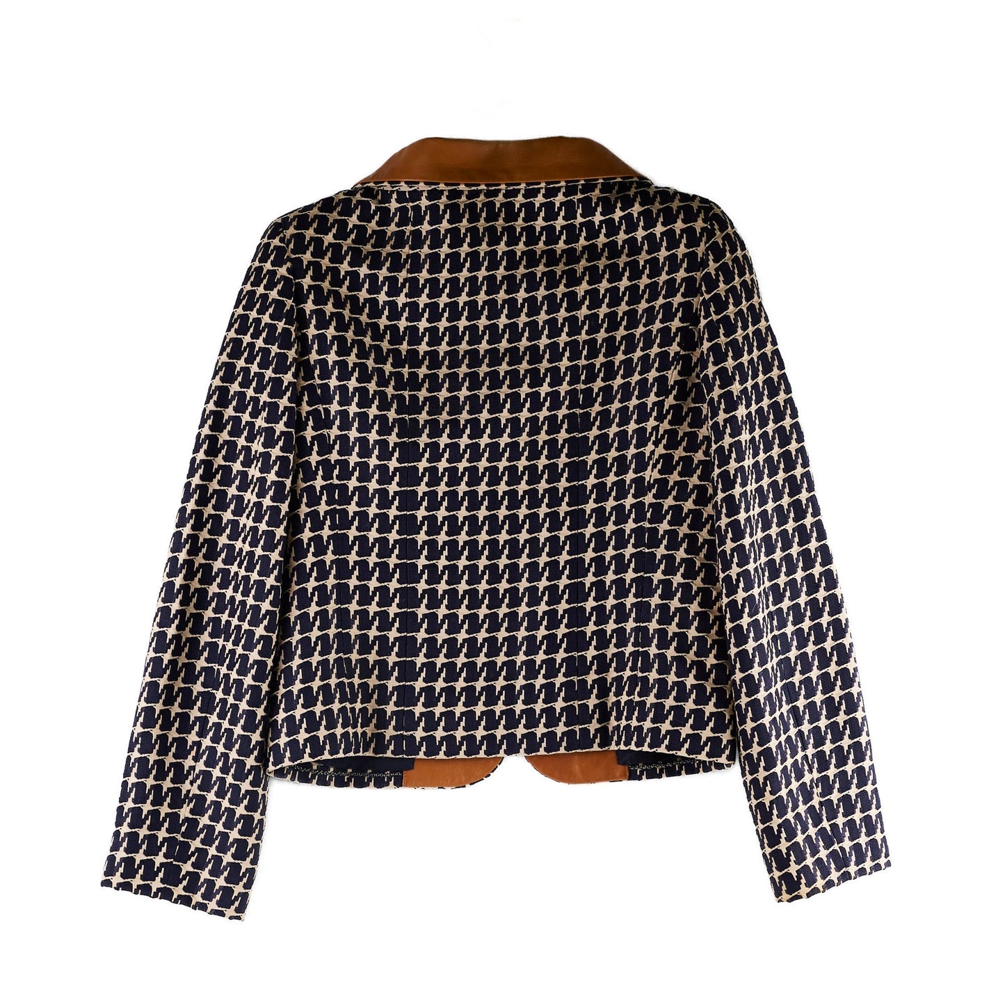Chanel 01P Spring/Summer Jacket Navy/Beige Size 34