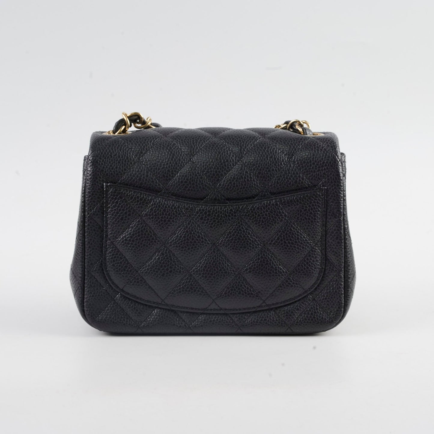 Chanel Mini Square Caviar Black