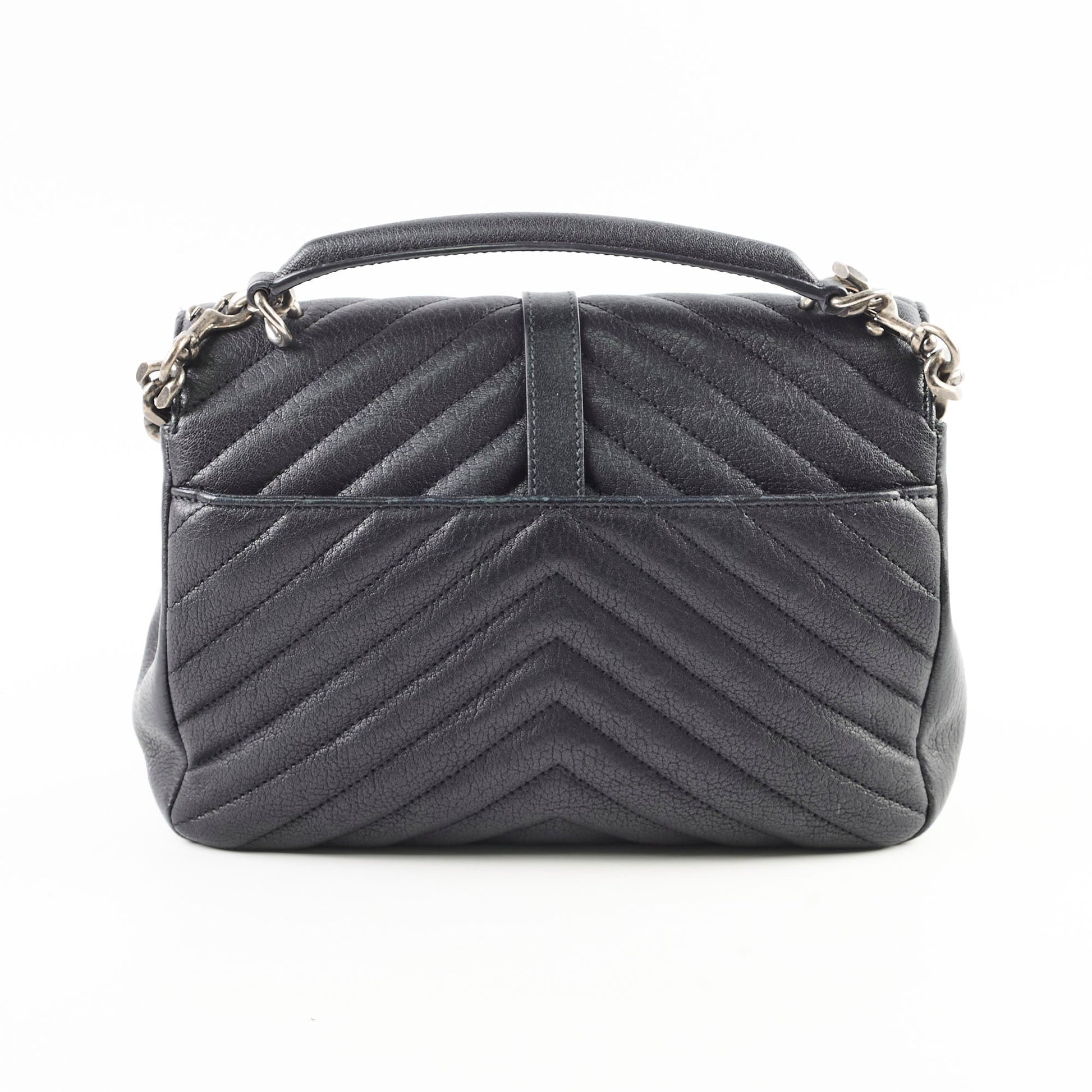 YSL Saint Laurent College Bag Black Medium Crossbody Bag