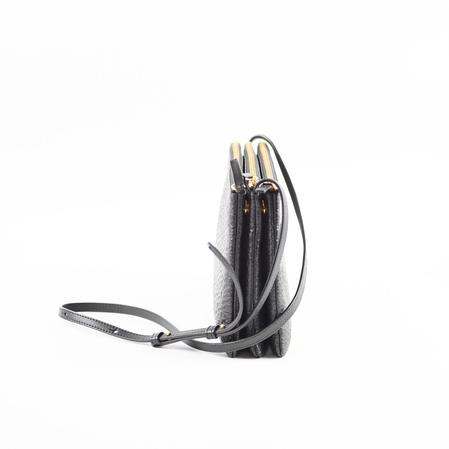 Luxury Trio Crossbody Bag Black