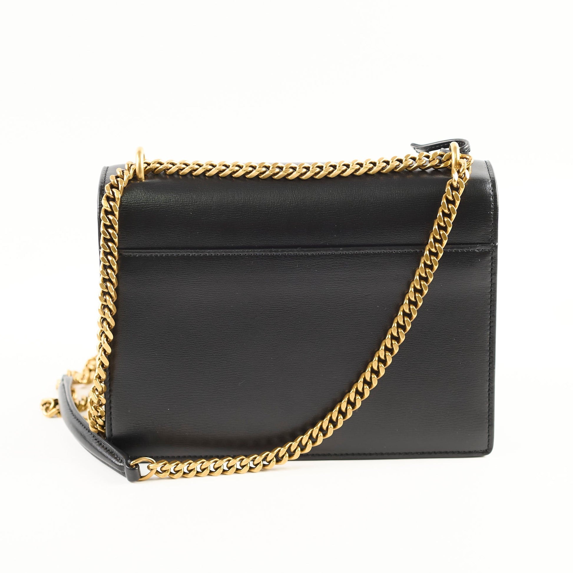 YSL Saint Laurent Sunset Crossbody Bag Black Medium